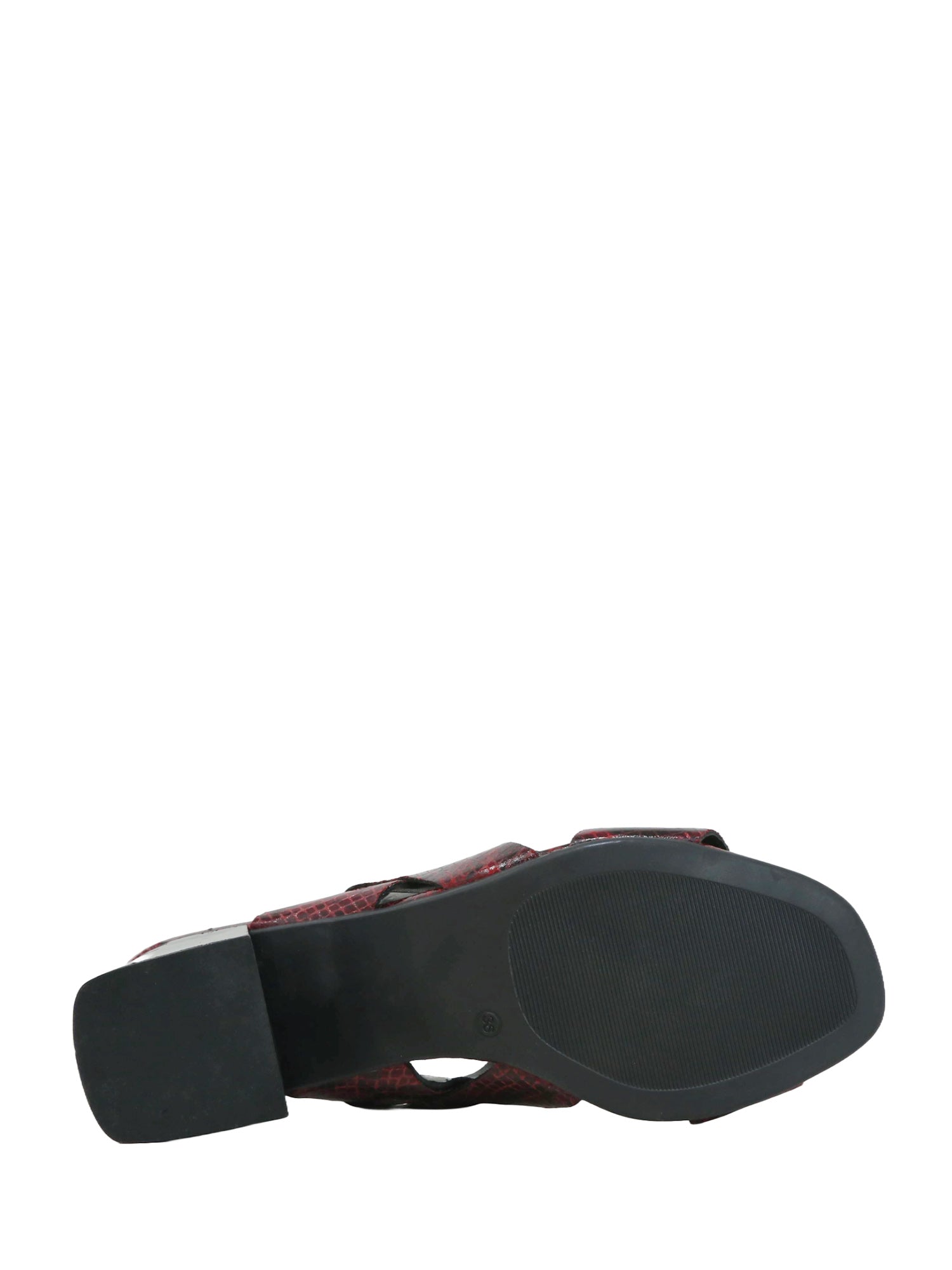 Sandali tacco Rosso Keys