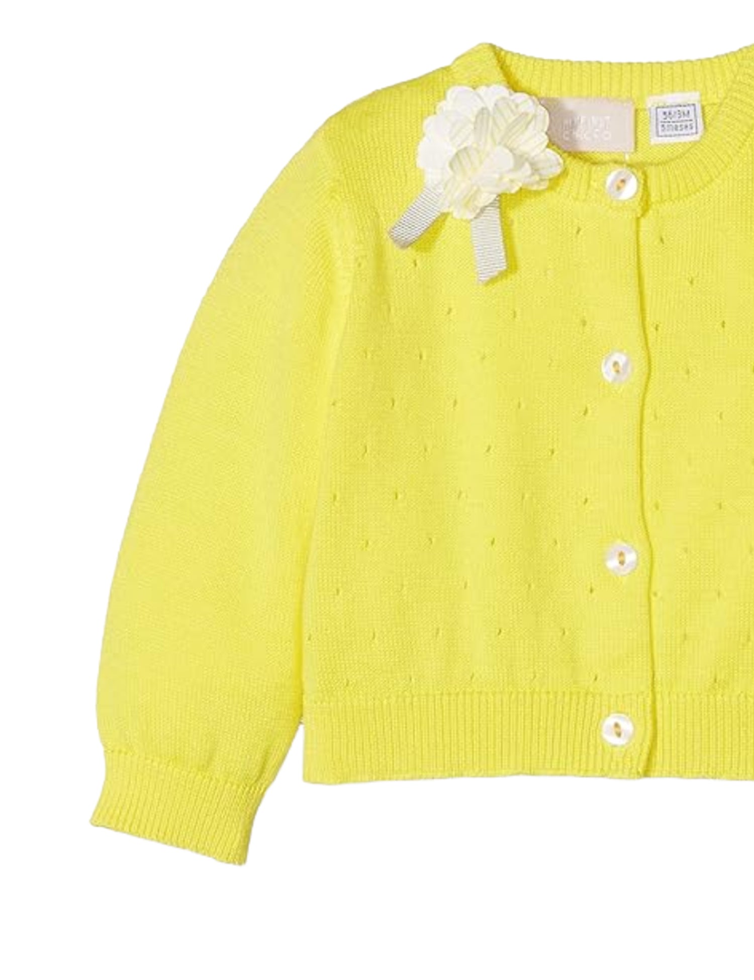 Cardigan Giallo Chicco