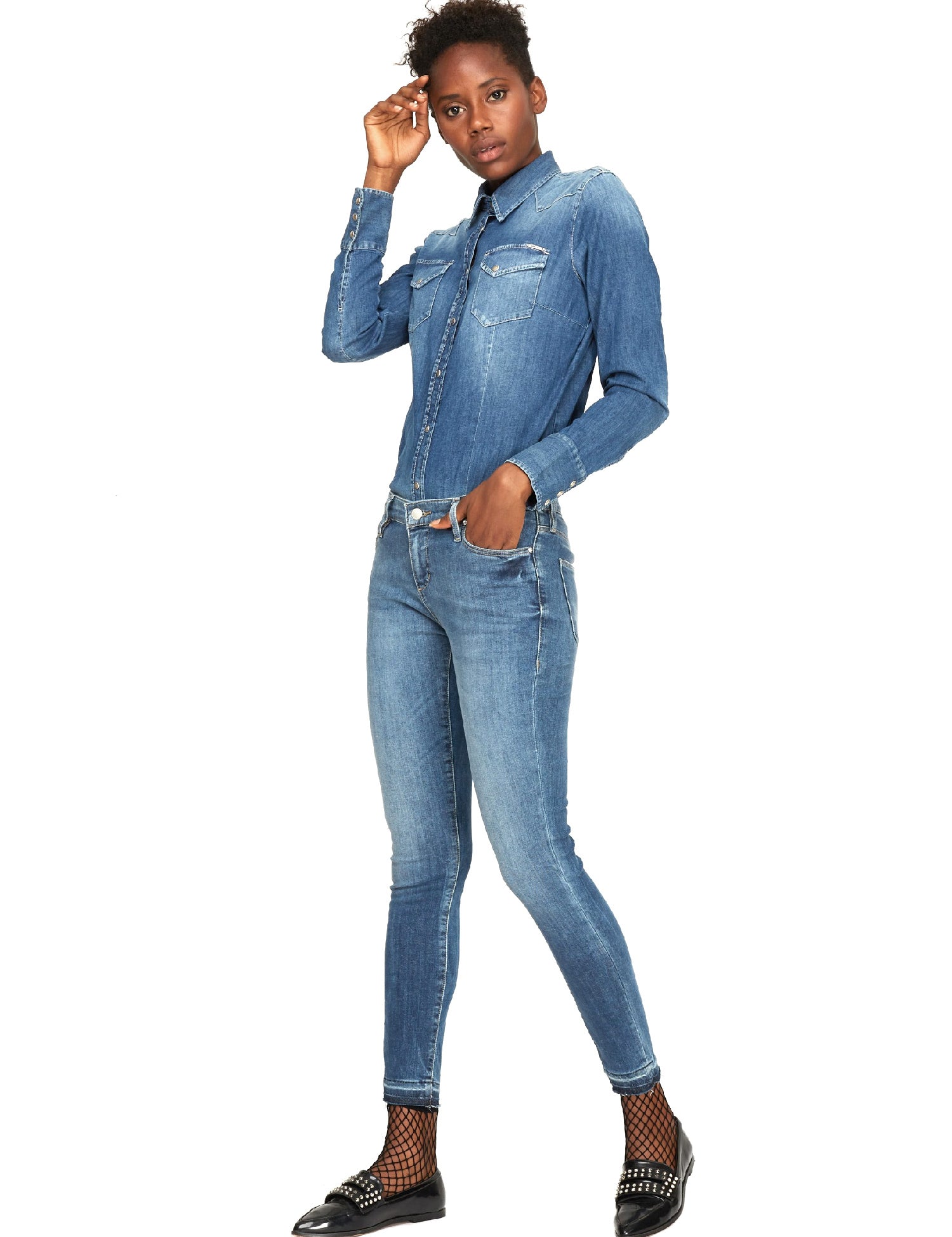 Jeans Blu Gas