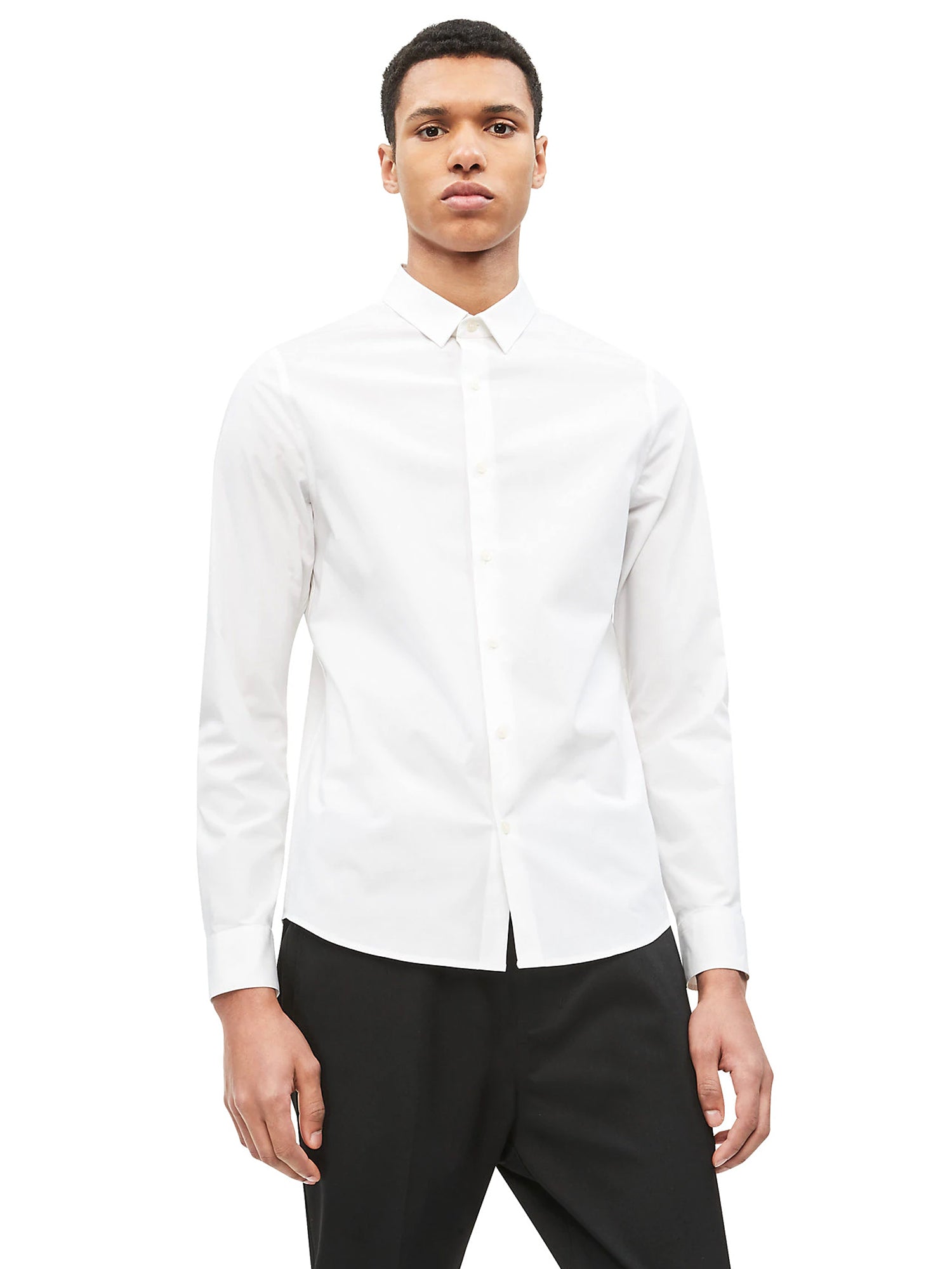 Camicie Bianco Calvin Klein