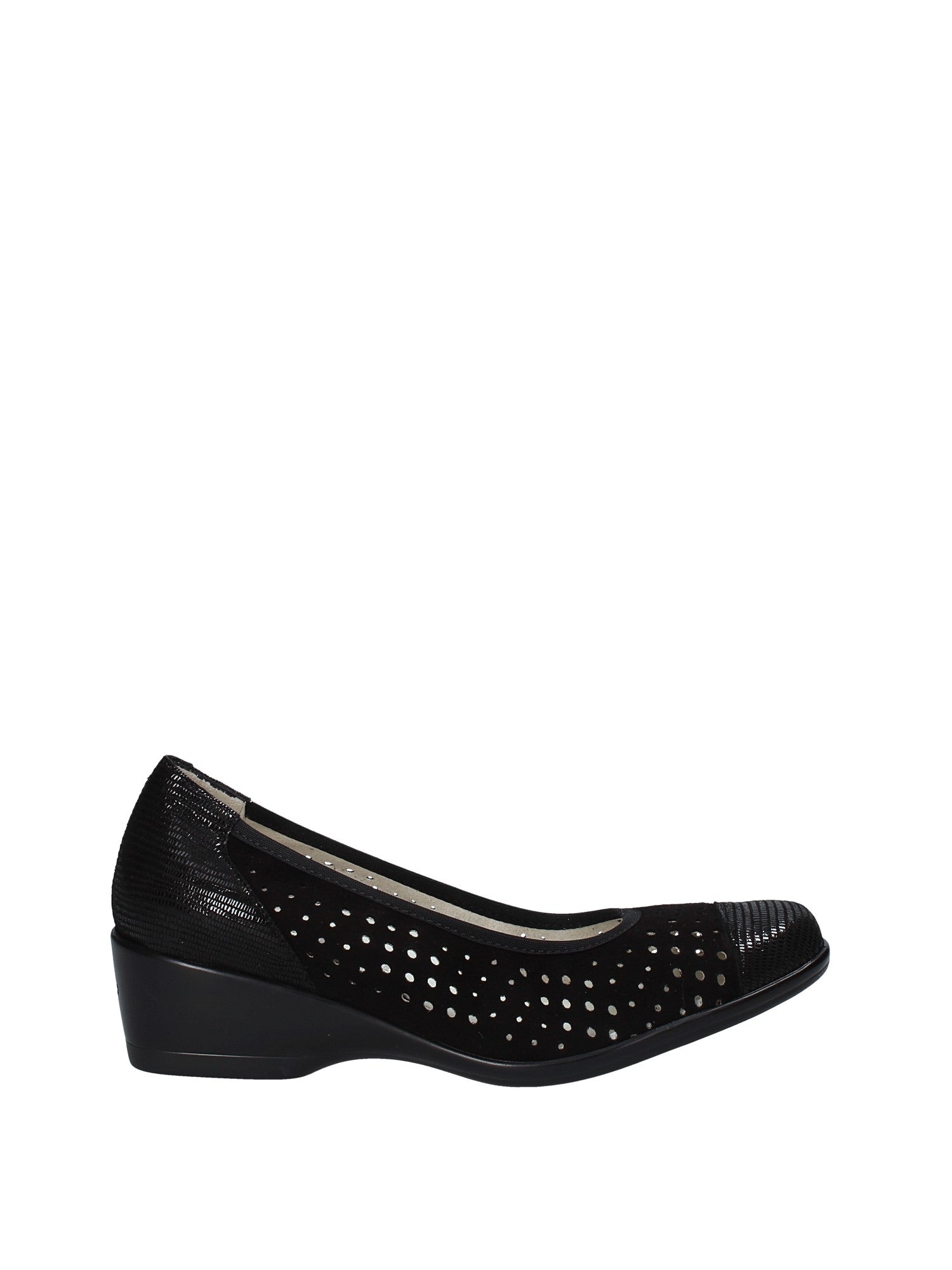 Ballerine Nero Camoscio Melluso