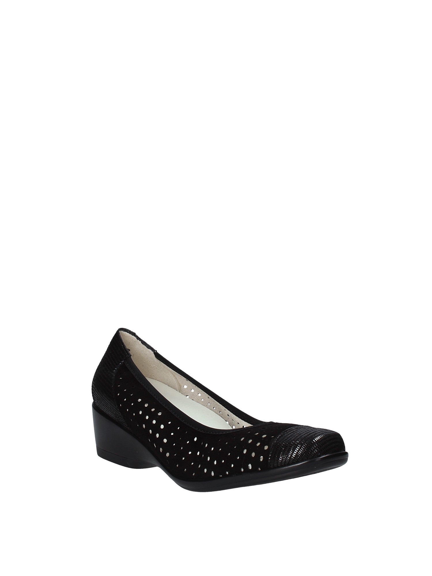 Ballerine Nero Camoscio Melluso