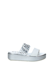 Sandali zeppa Argentato Susimoda