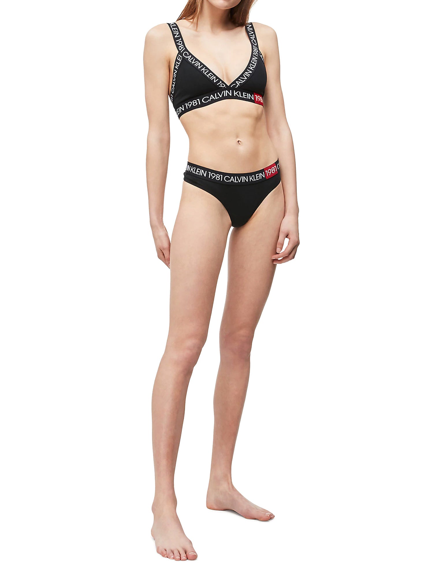 Perizomi Nero Calvin Klein
