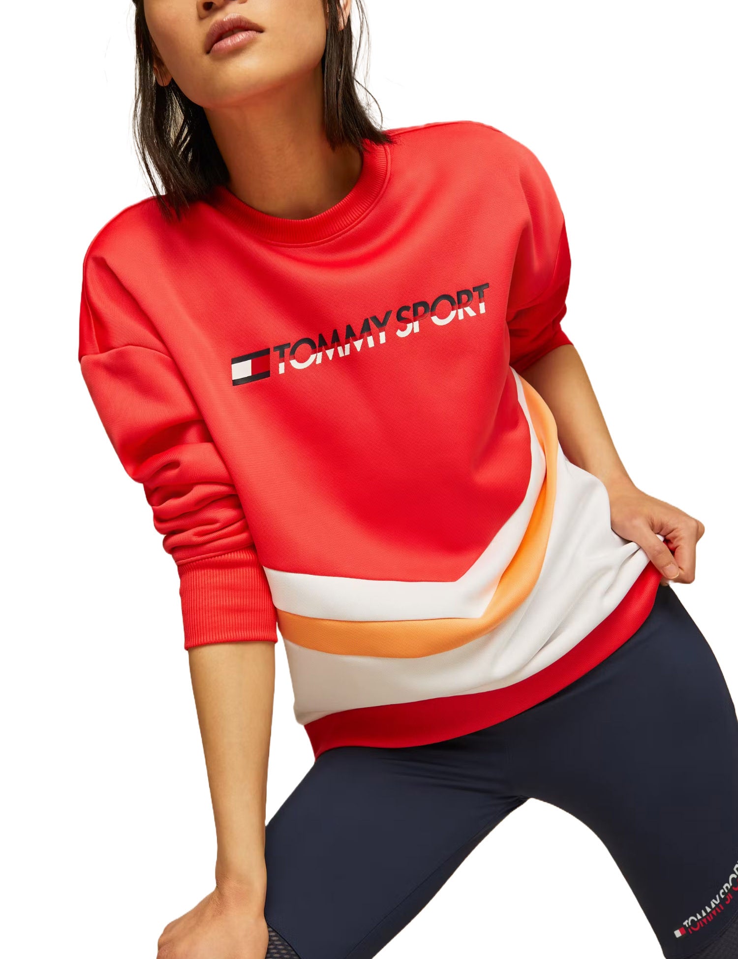 Felpe Rosso Tommy Hilfiger