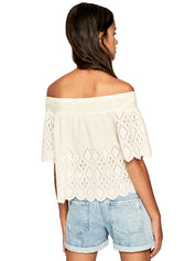 Bluse Beige Pepe Jeans