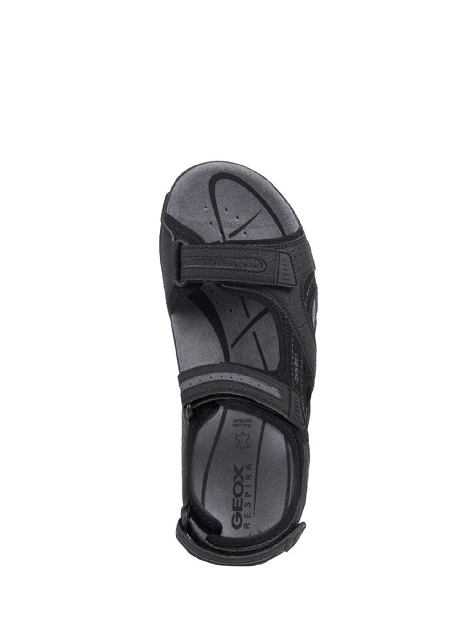 Sandali con strappi Nero Geox