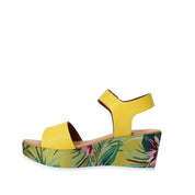 Sandali zeppa Giallo Grace Shoes