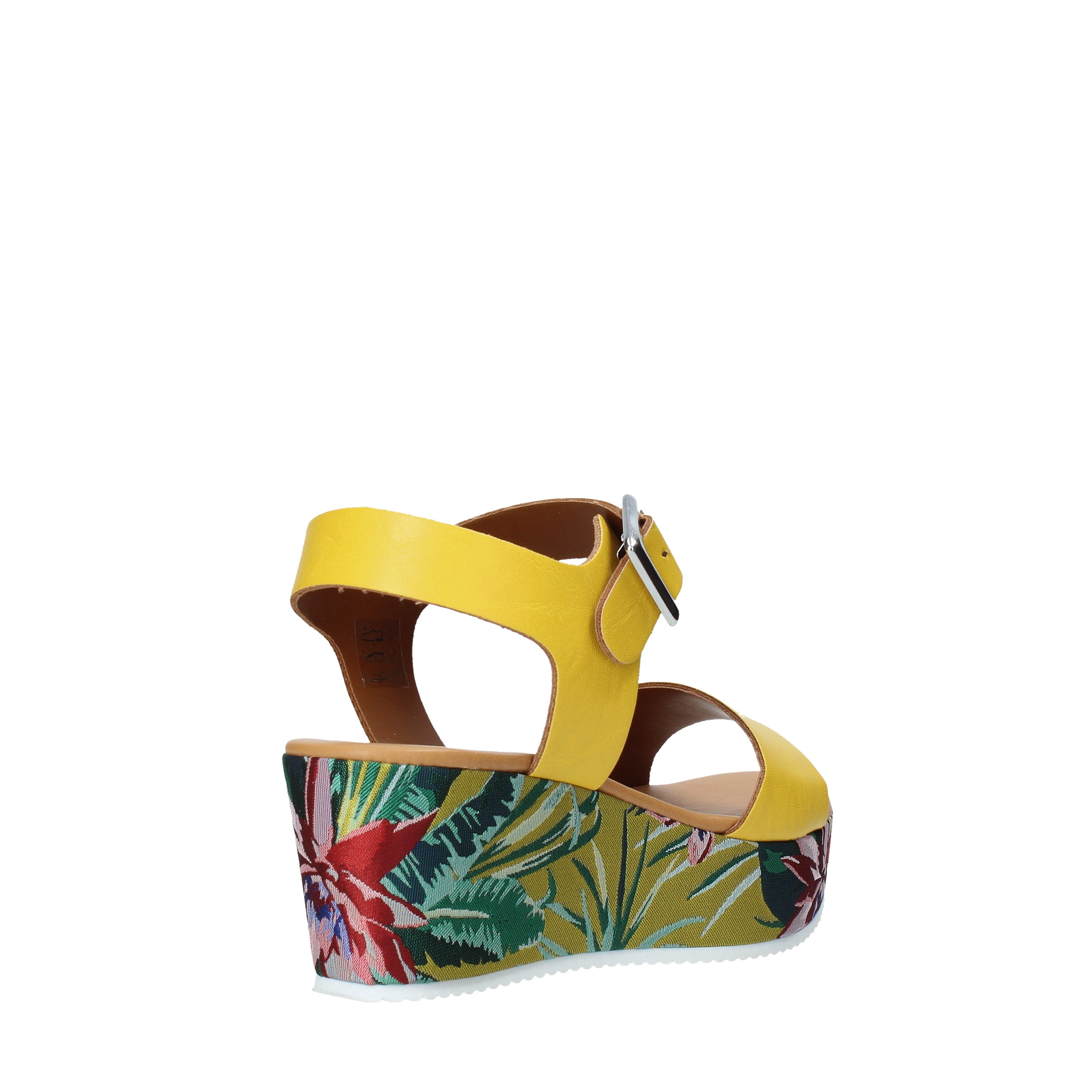 Sandali zeppa Giallo Grace Shoes