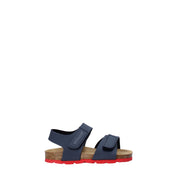 Sandali con strappi Blu Grunland Junior