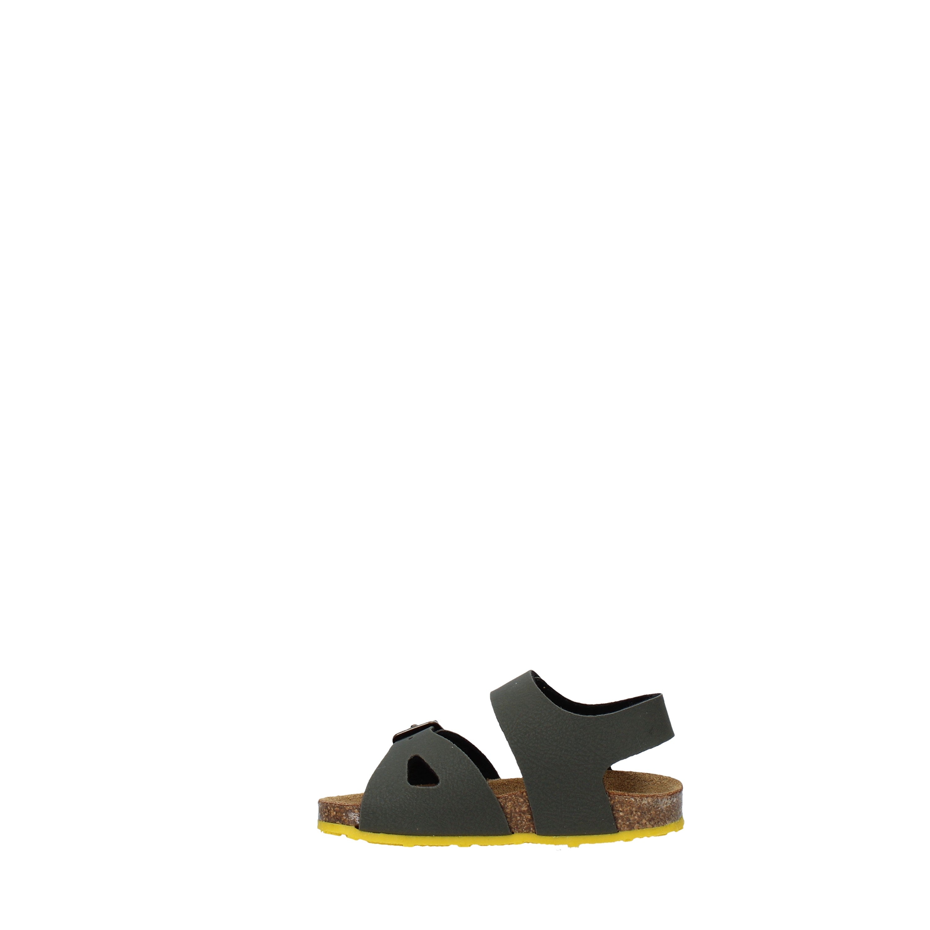 Sandali con strappi Verde Grunland Junior