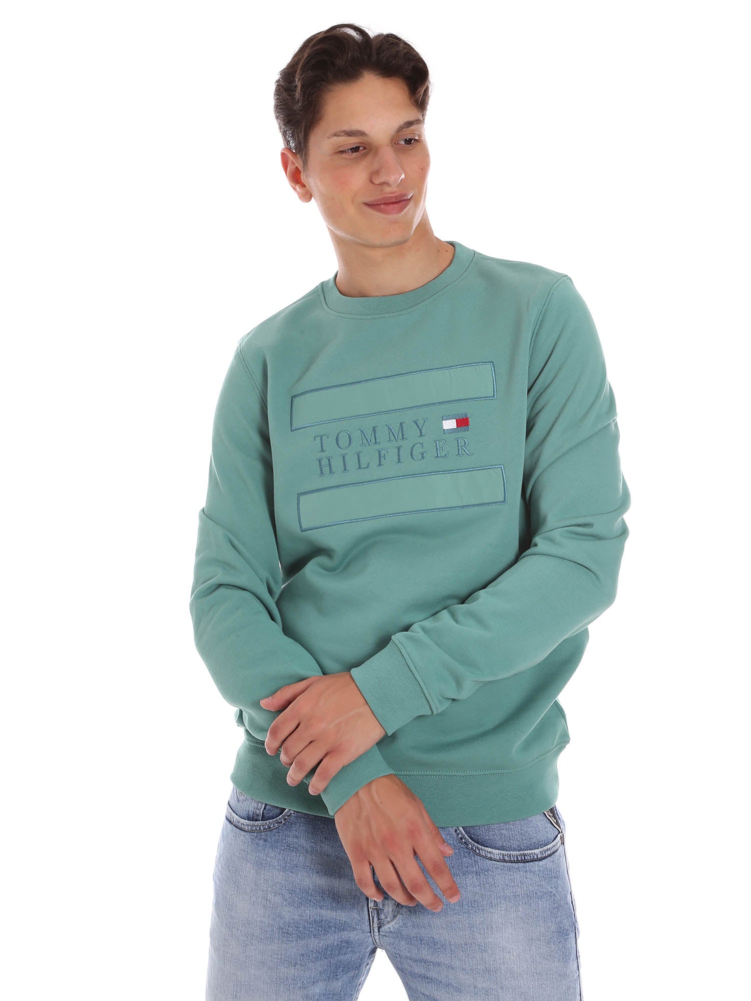 Felpe Verde Tommy Hilfiger