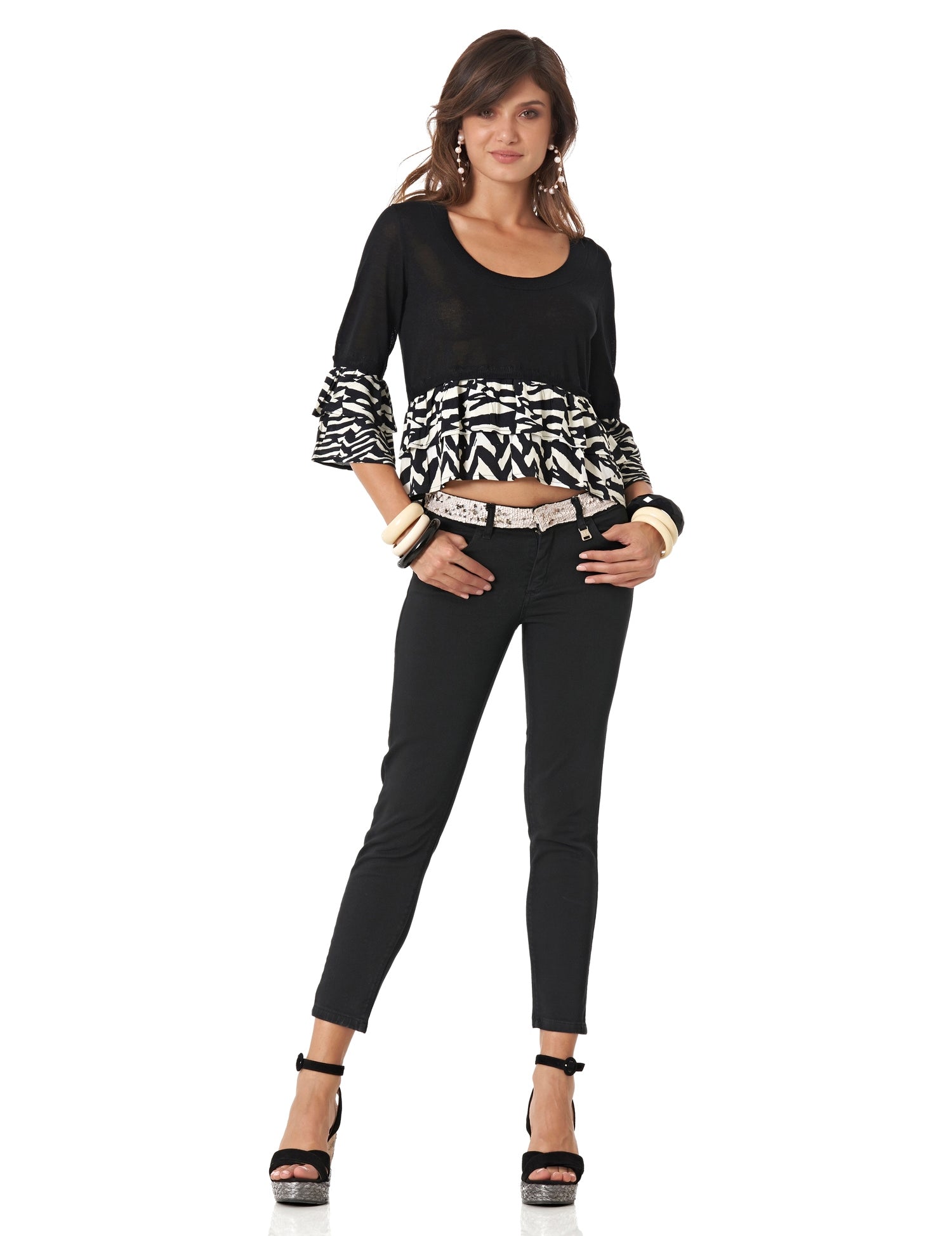 Bluse Nero Cafenoir