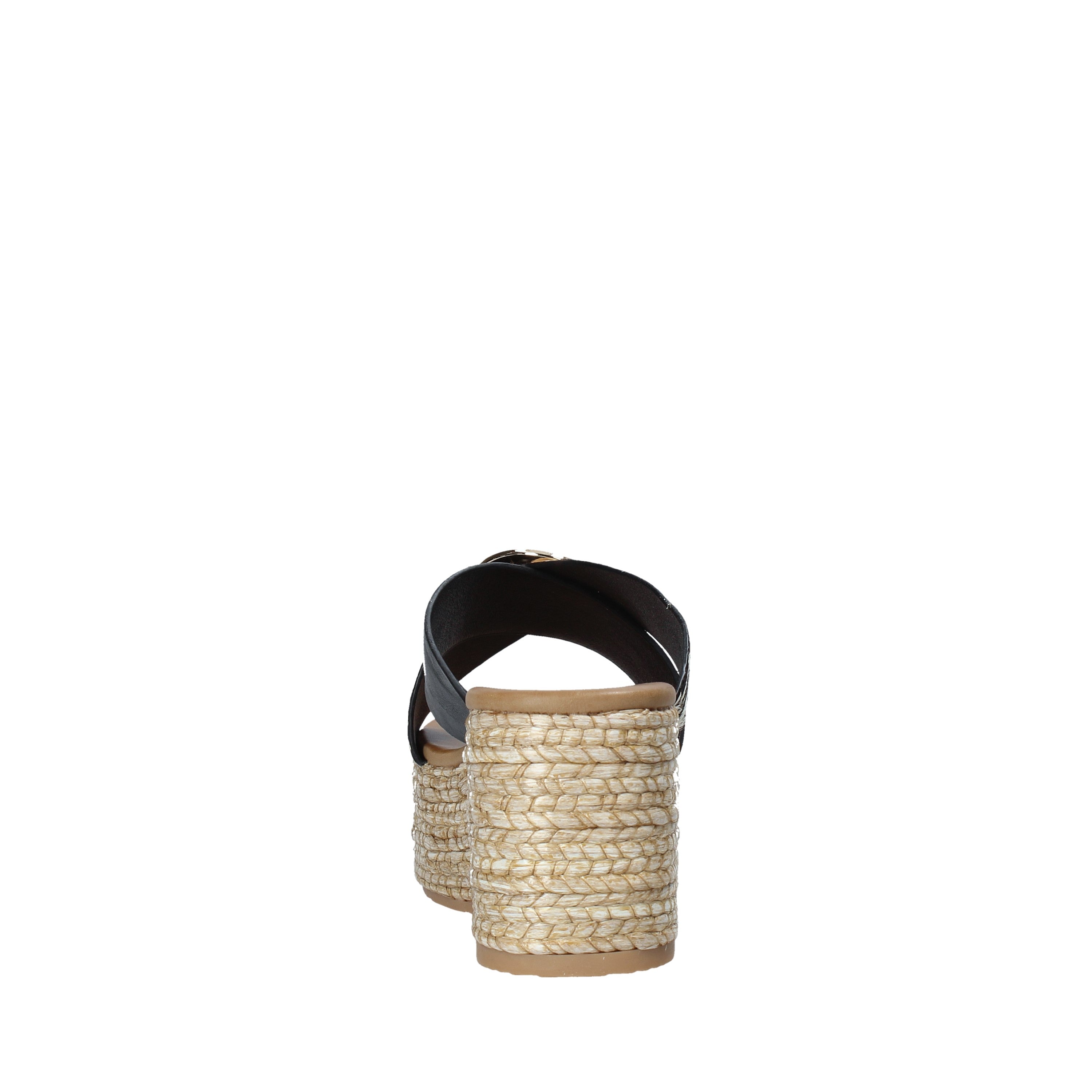 Sandali zeppa Nero Gold&gold