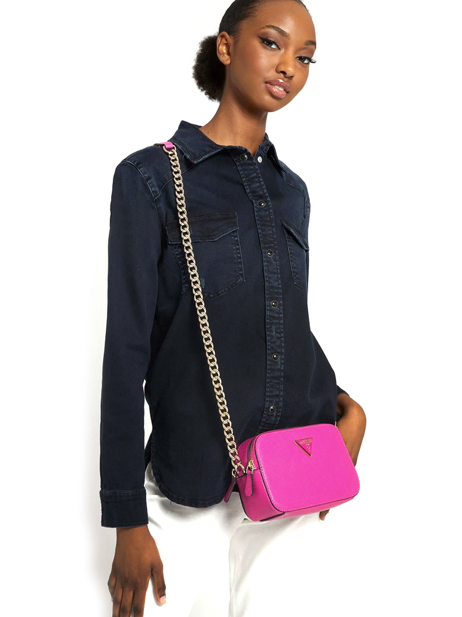 Tracolla Rosa Guess