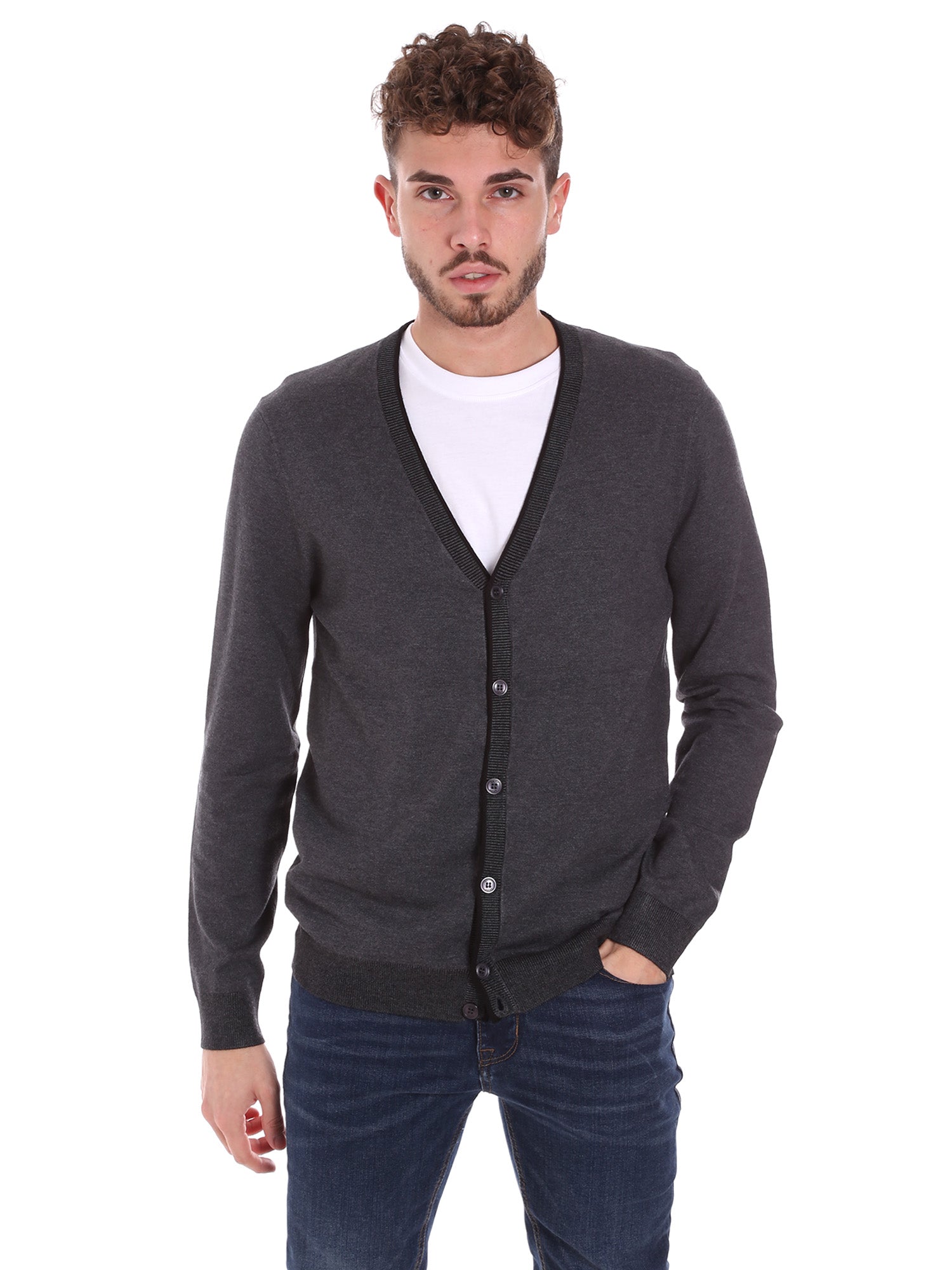 Cardigan Grigio Gaudi