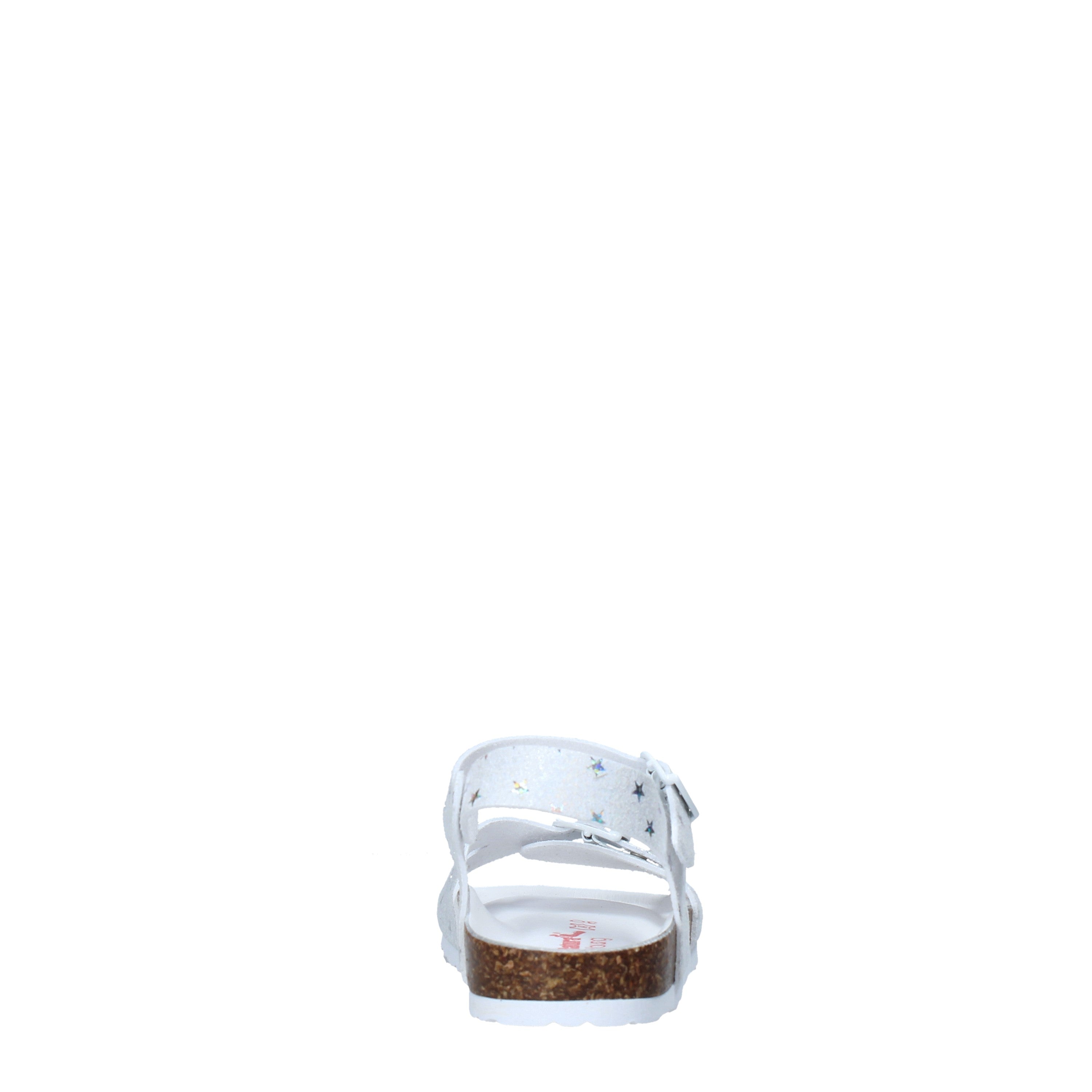 Sandali Bianco Argentato Bionatura Kids