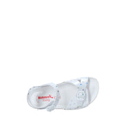 Sandali Bianco Argentato Bionatura Kids