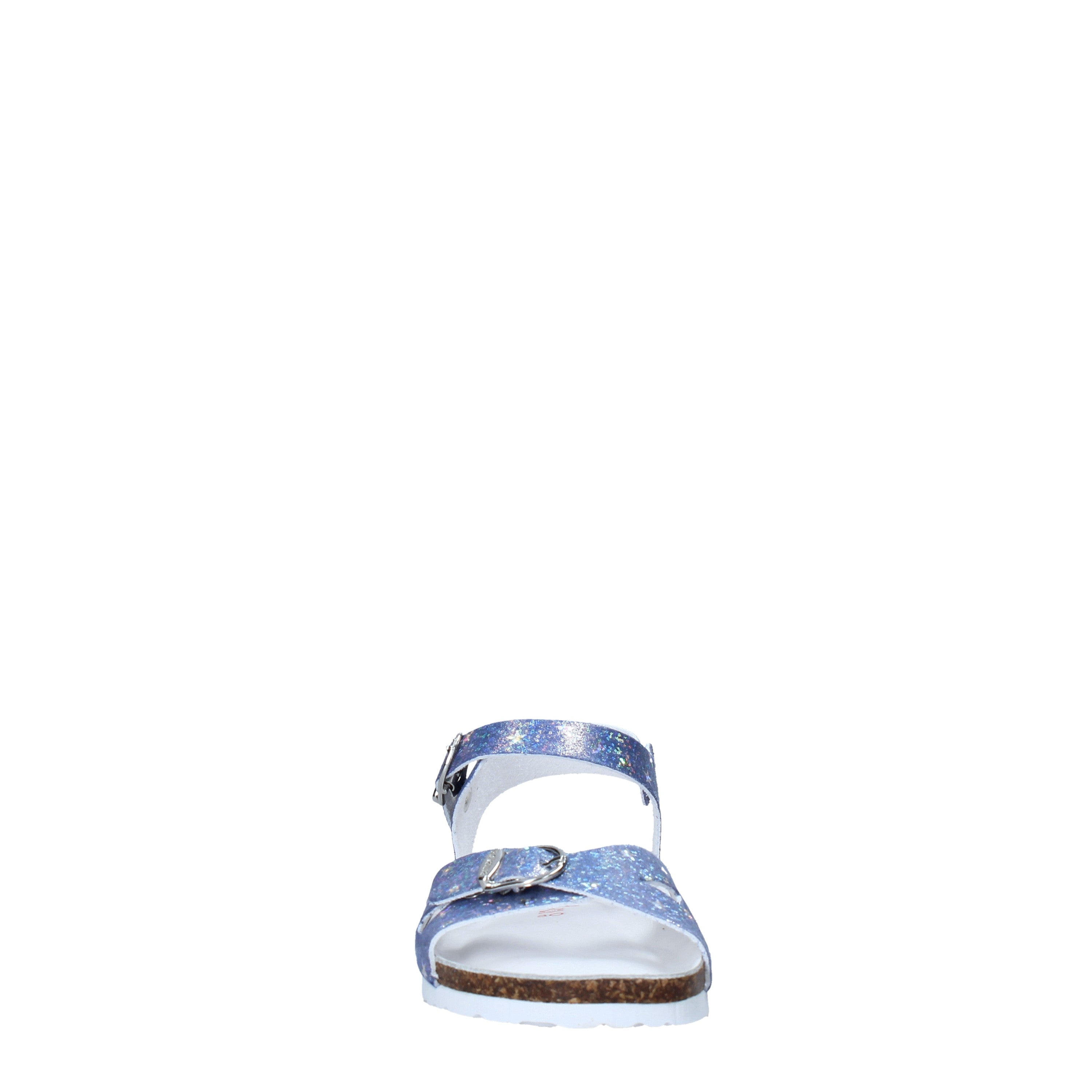 Sandali Blu Argentato Bionatura Kids
