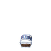 Sandali Blu Argentato Bionatura Kids