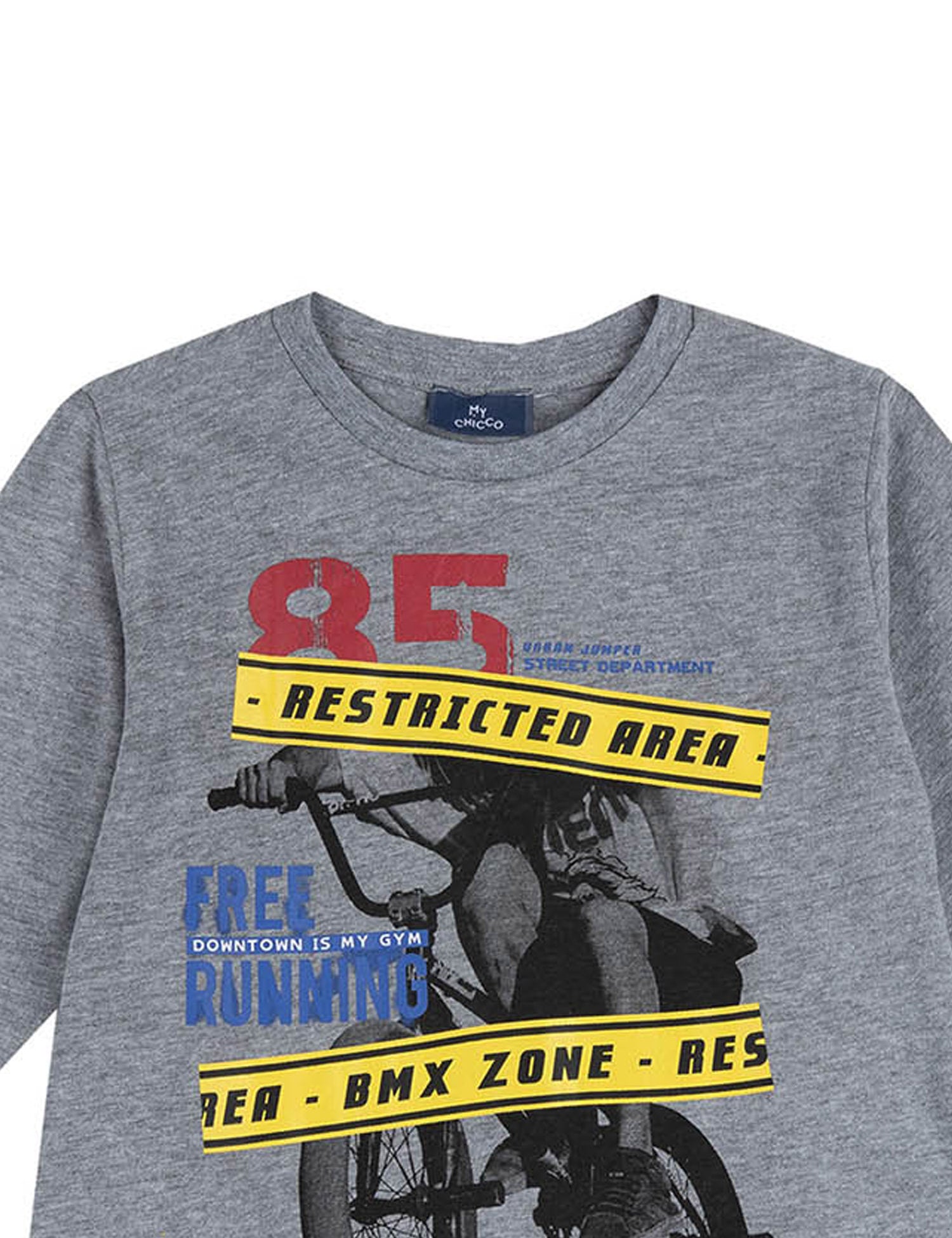 T-shirt Grigio Chicco