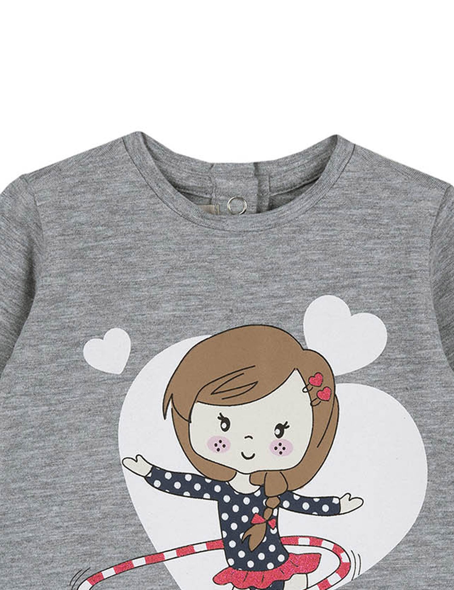 T-shirt Grigio Chicco