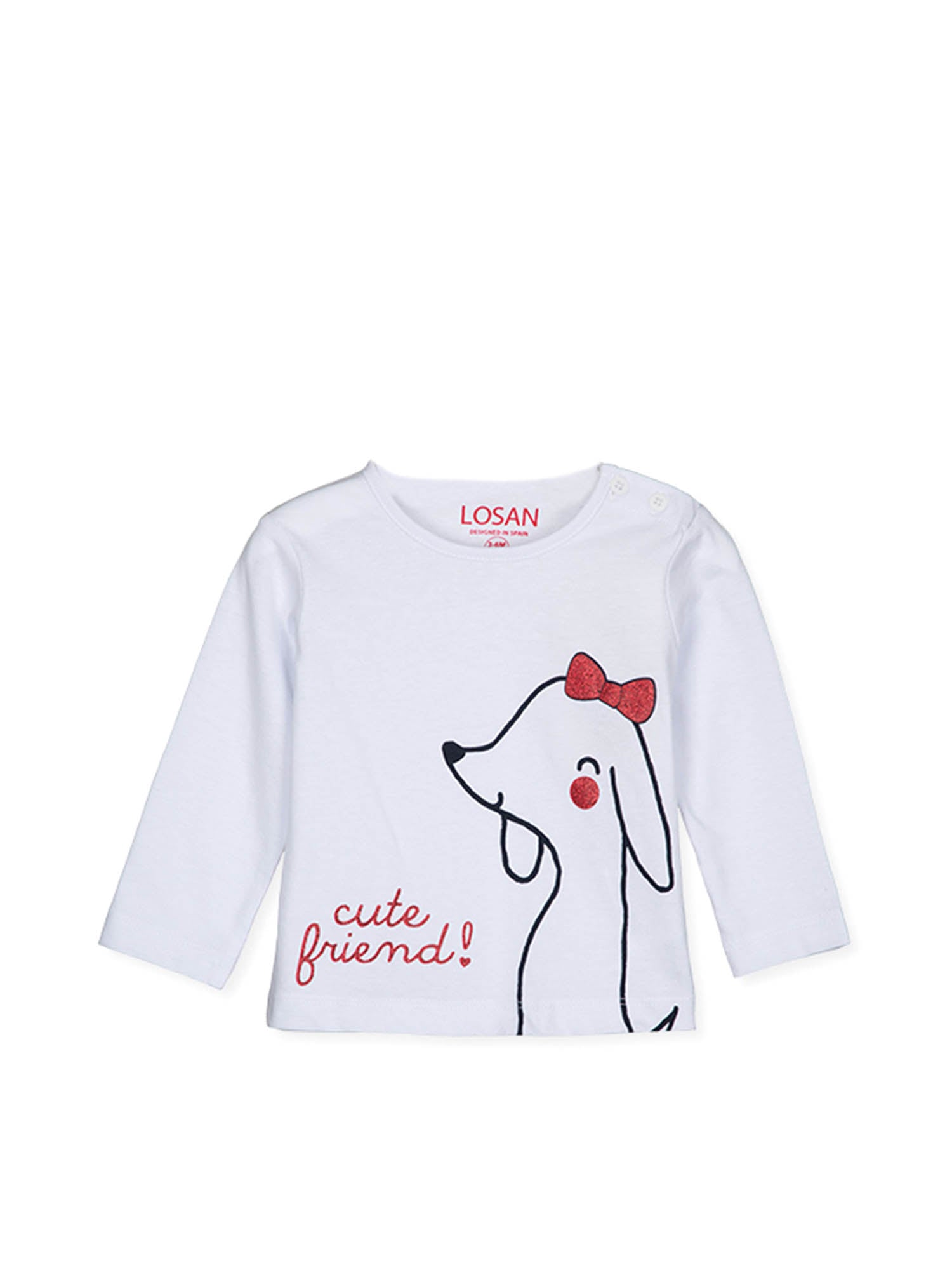 T-shirt Bianco Losan