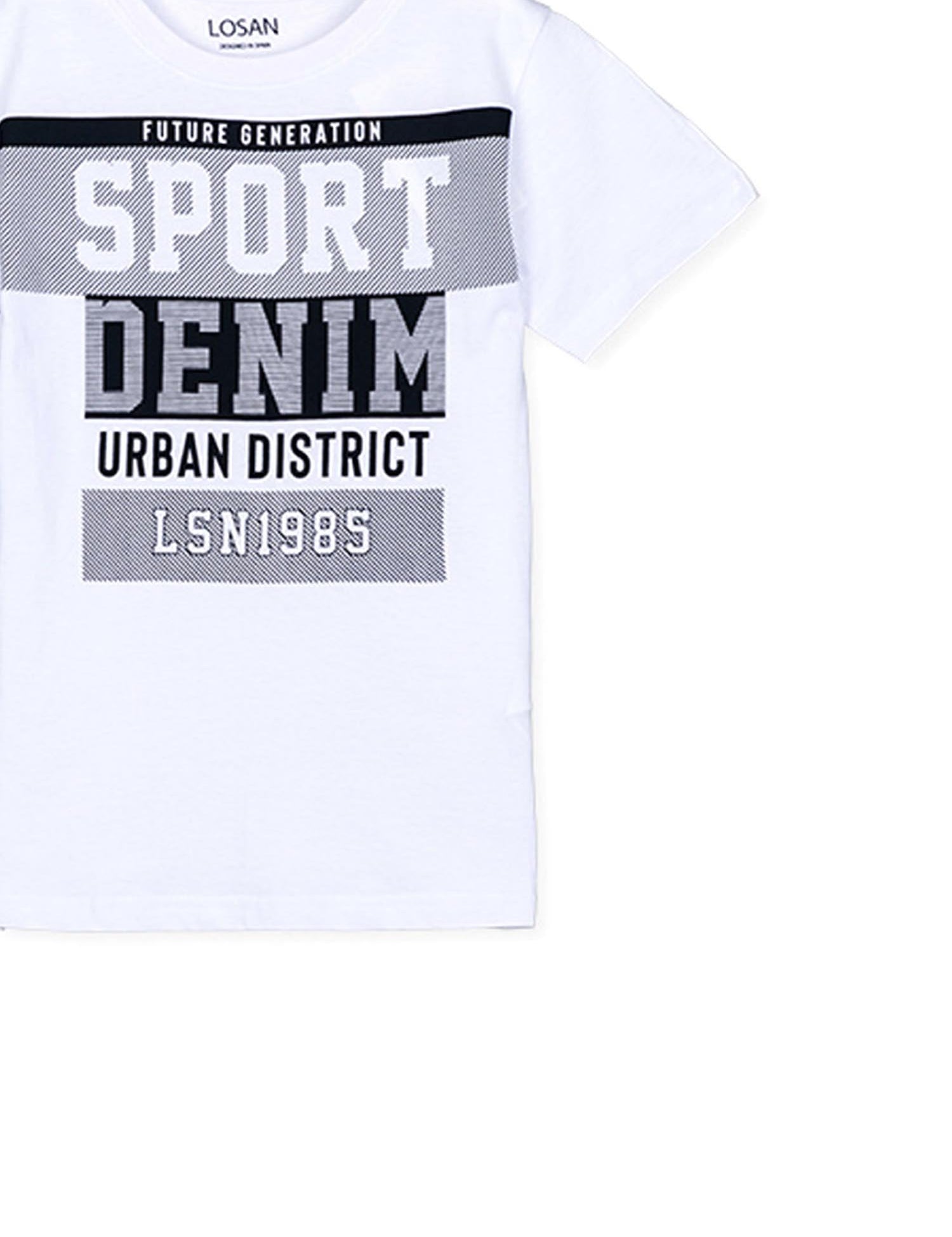 T-shirt Bianco Losan