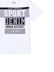 T-shirt Bianco Losan