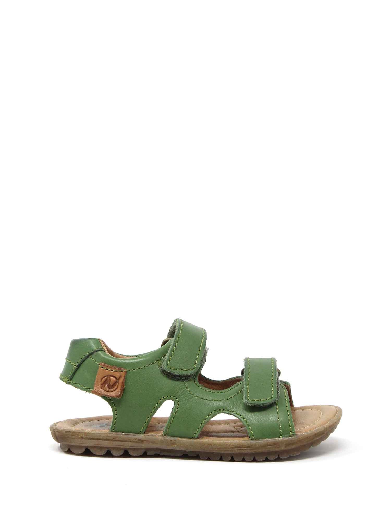 Sandali con strappi Verde Naturino