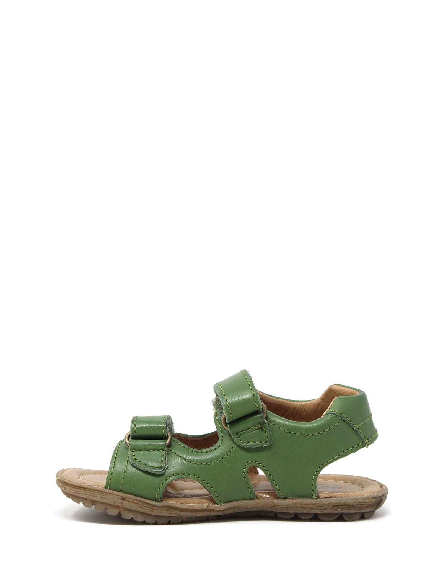 Sandali con strappi Verde Naturino