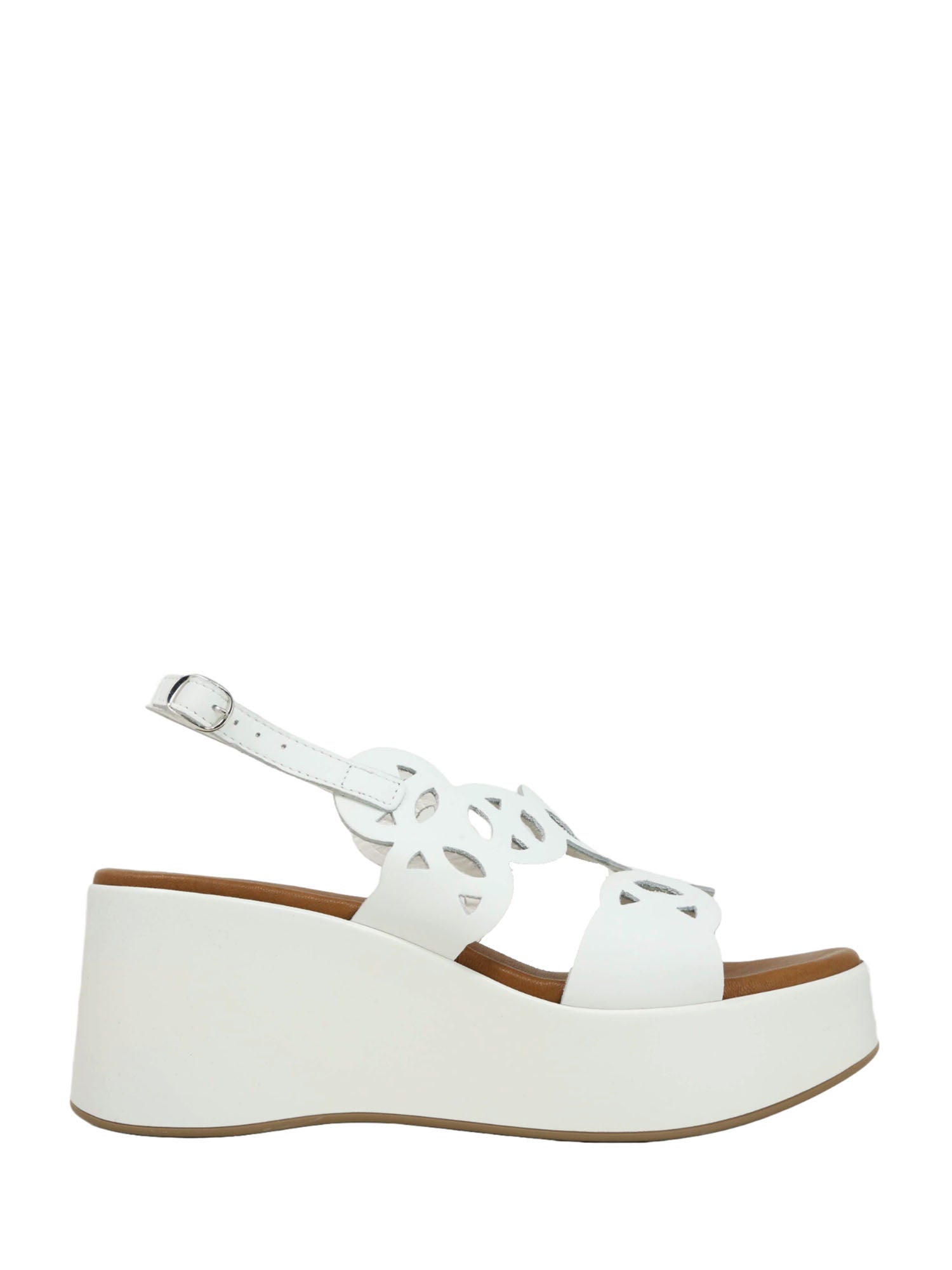 Sandali zeppa Bianco Susimoda
