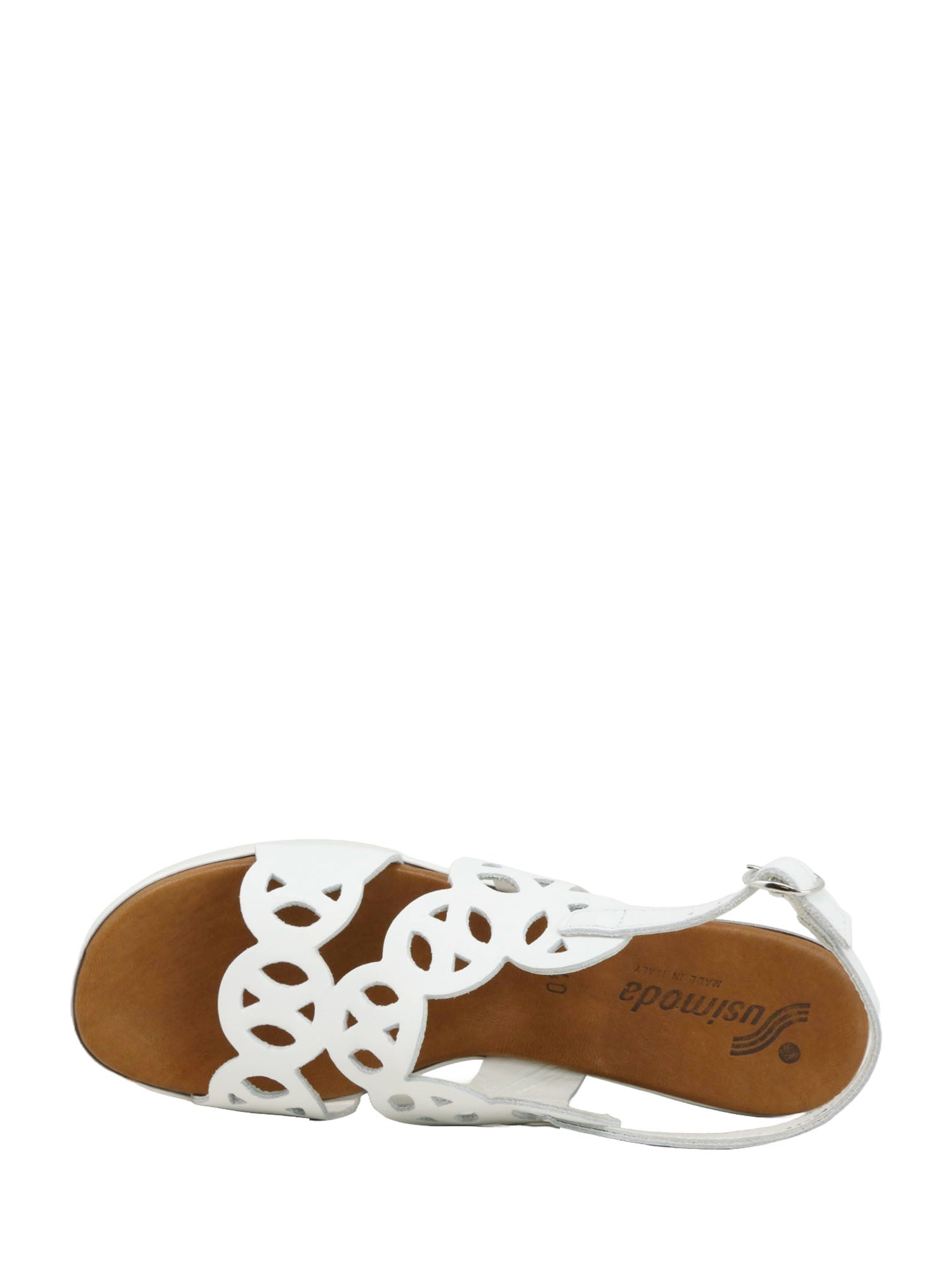 Sandali zeppa Bianco Susimoda