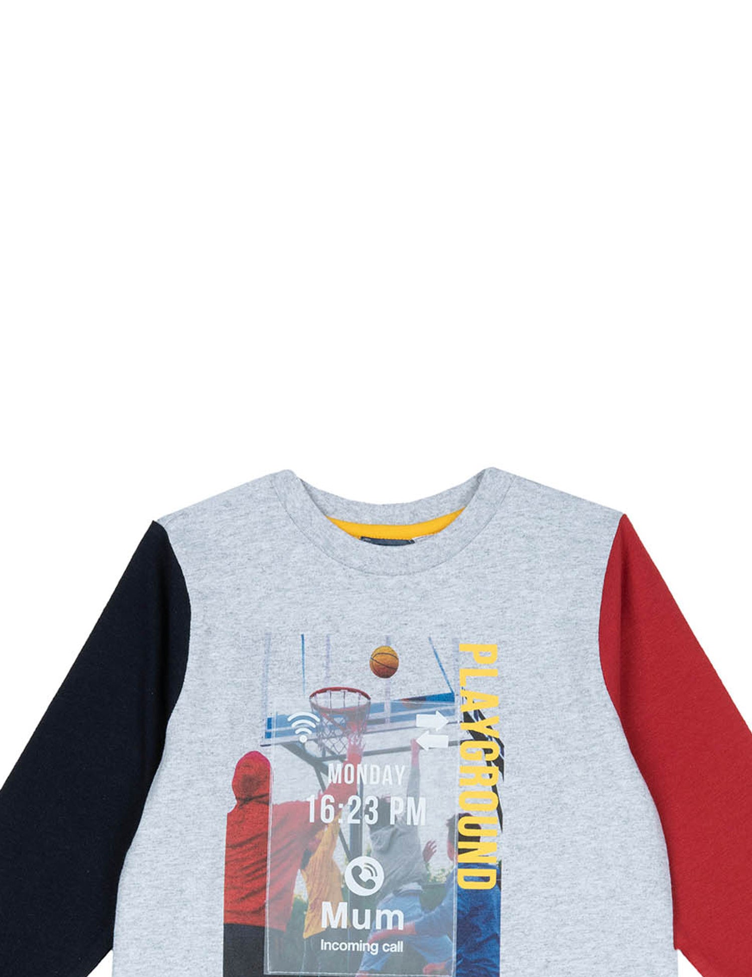 T-shirt Grigio Chicco