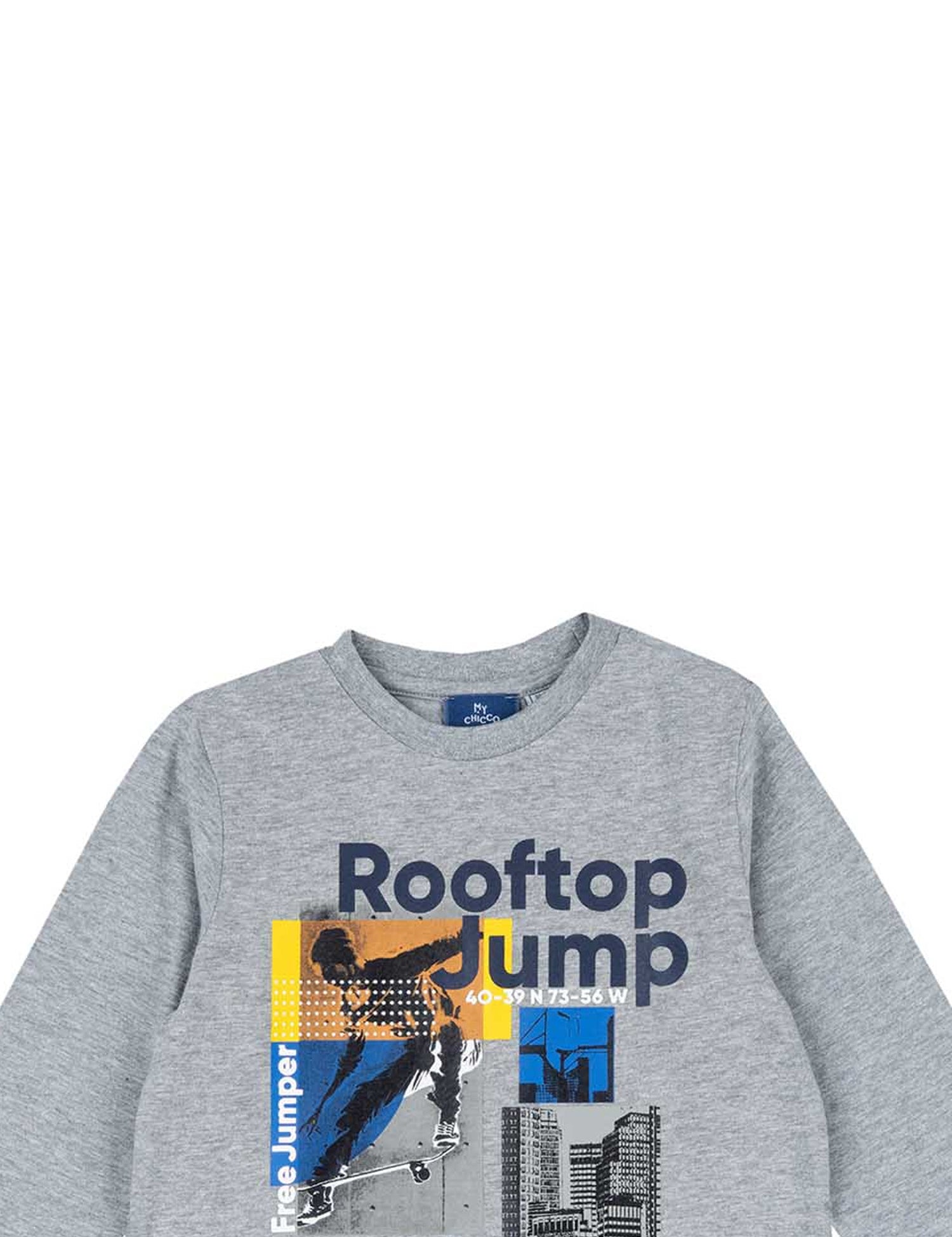 T-shirt Grigio Chicco