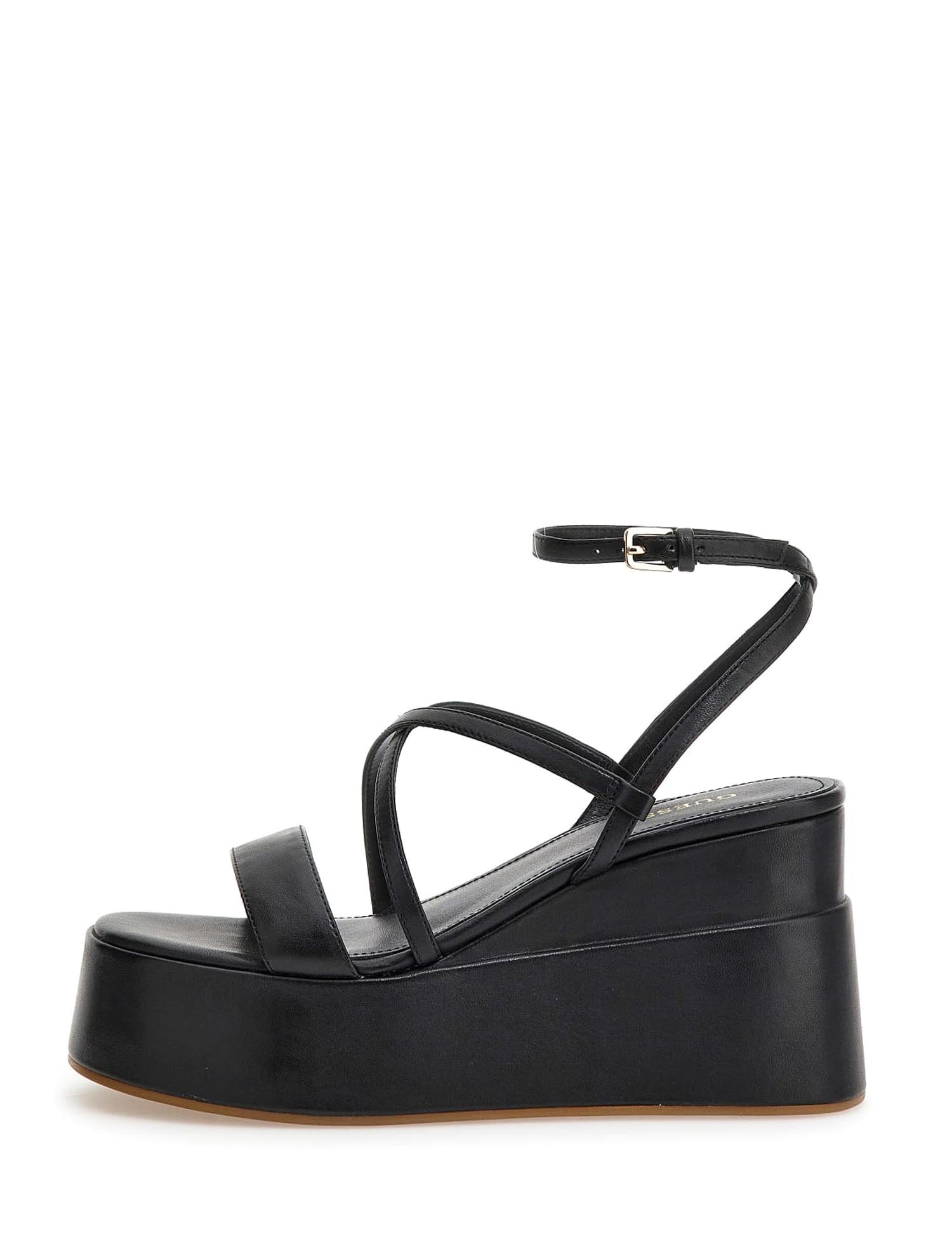 Sandali zeppa Nero Guess