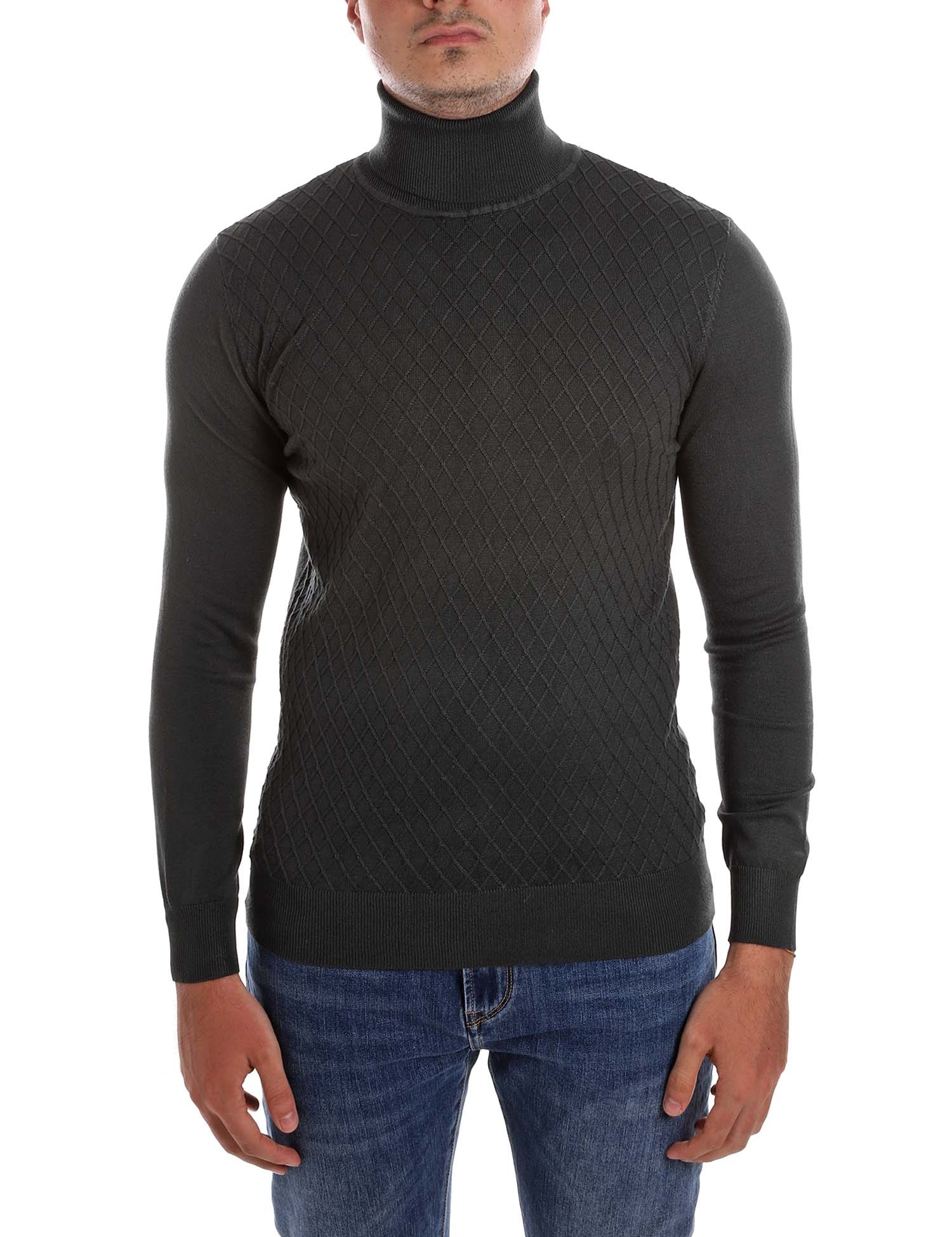 Maglie a collo alto Verde Borgoni Milano