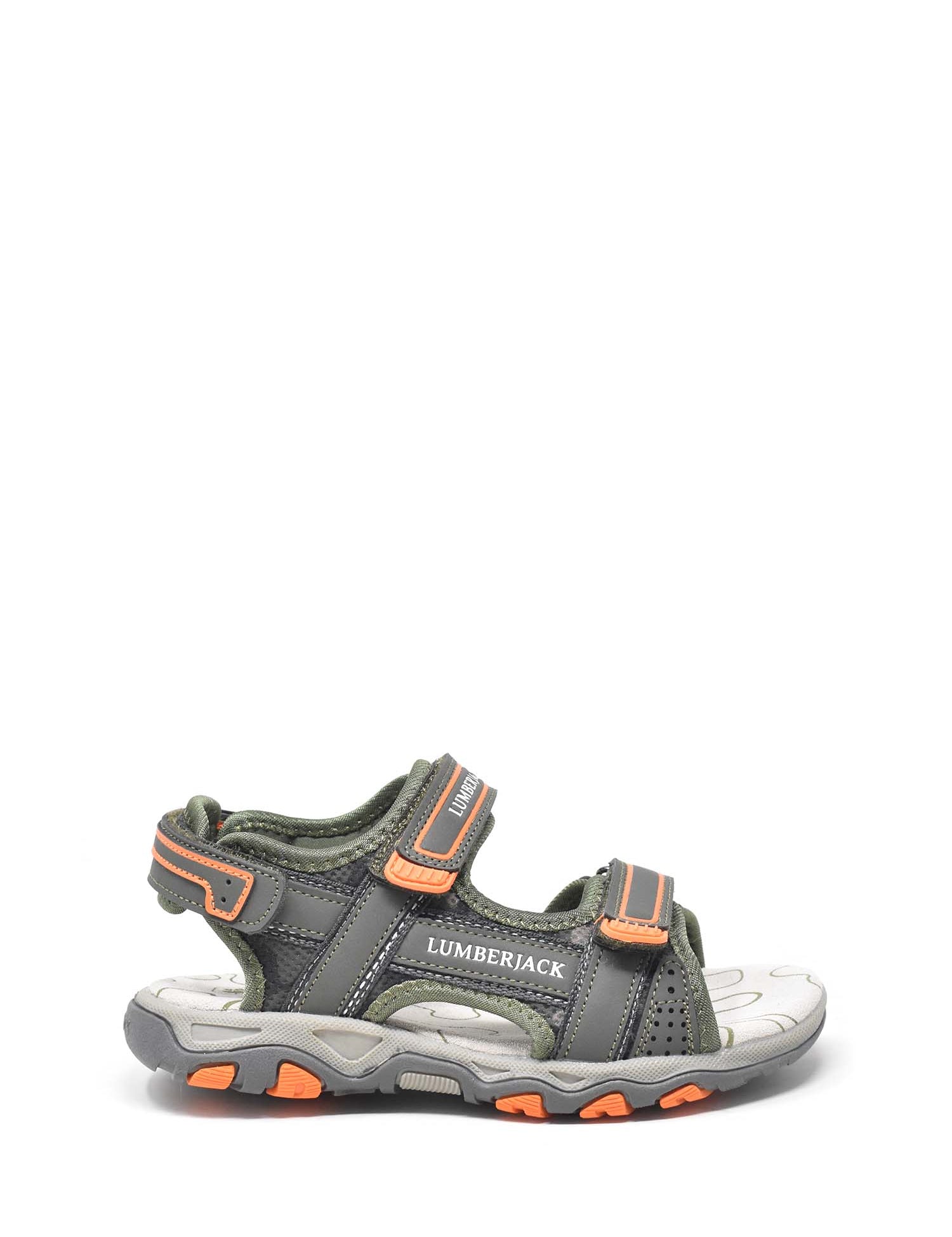 Sandali con strappi Verde Lumberjack