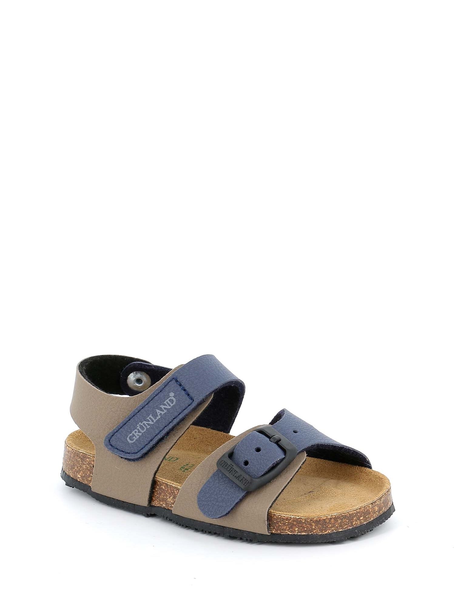 Sandali con strappi Blu Grunland Junior