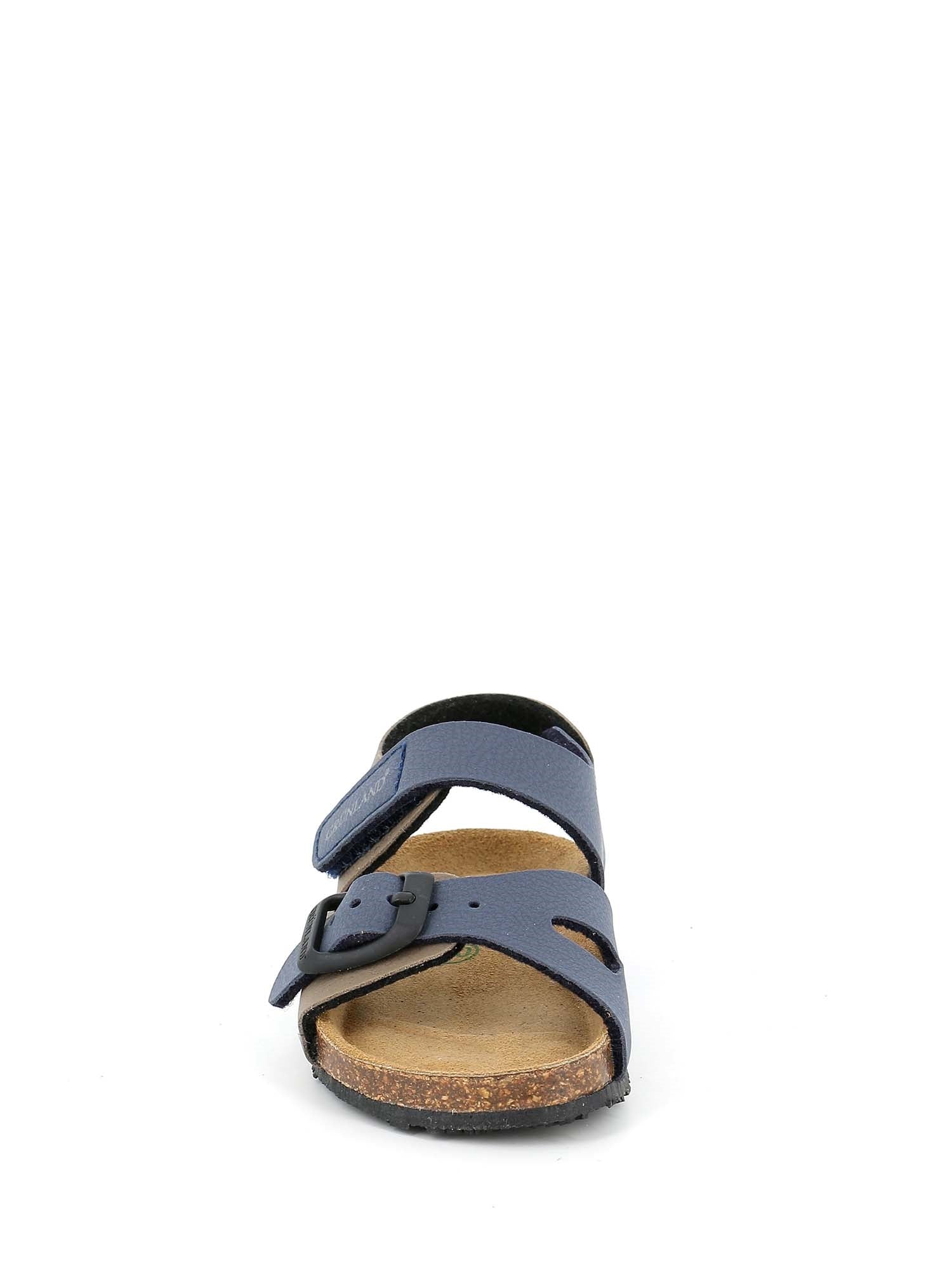 Sandali con strappi Blu Grunland Junior
