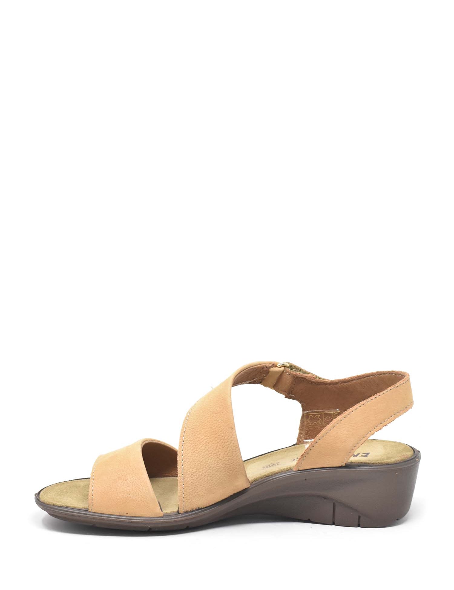 Sandali con strappi Cammello Enval