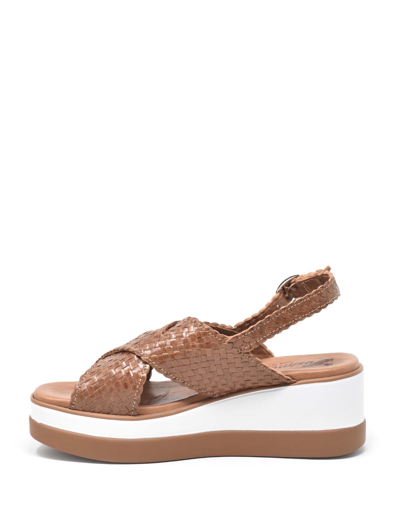 Sandali zeppa Marrone Susimoda