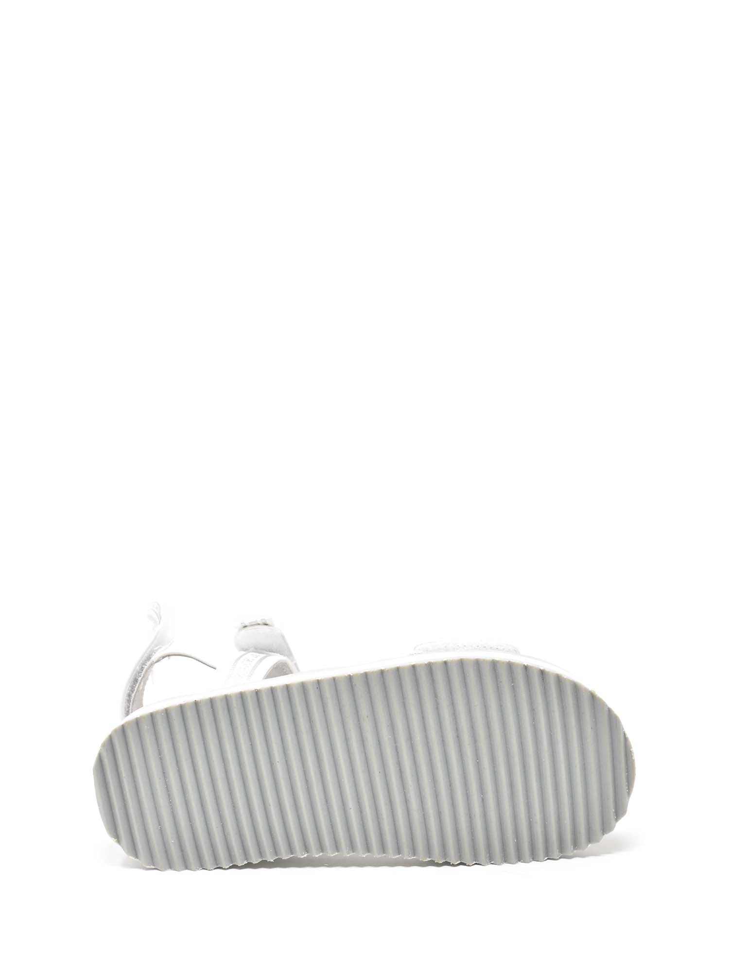 Sandali con strappi Bianco Argento Lumberjack