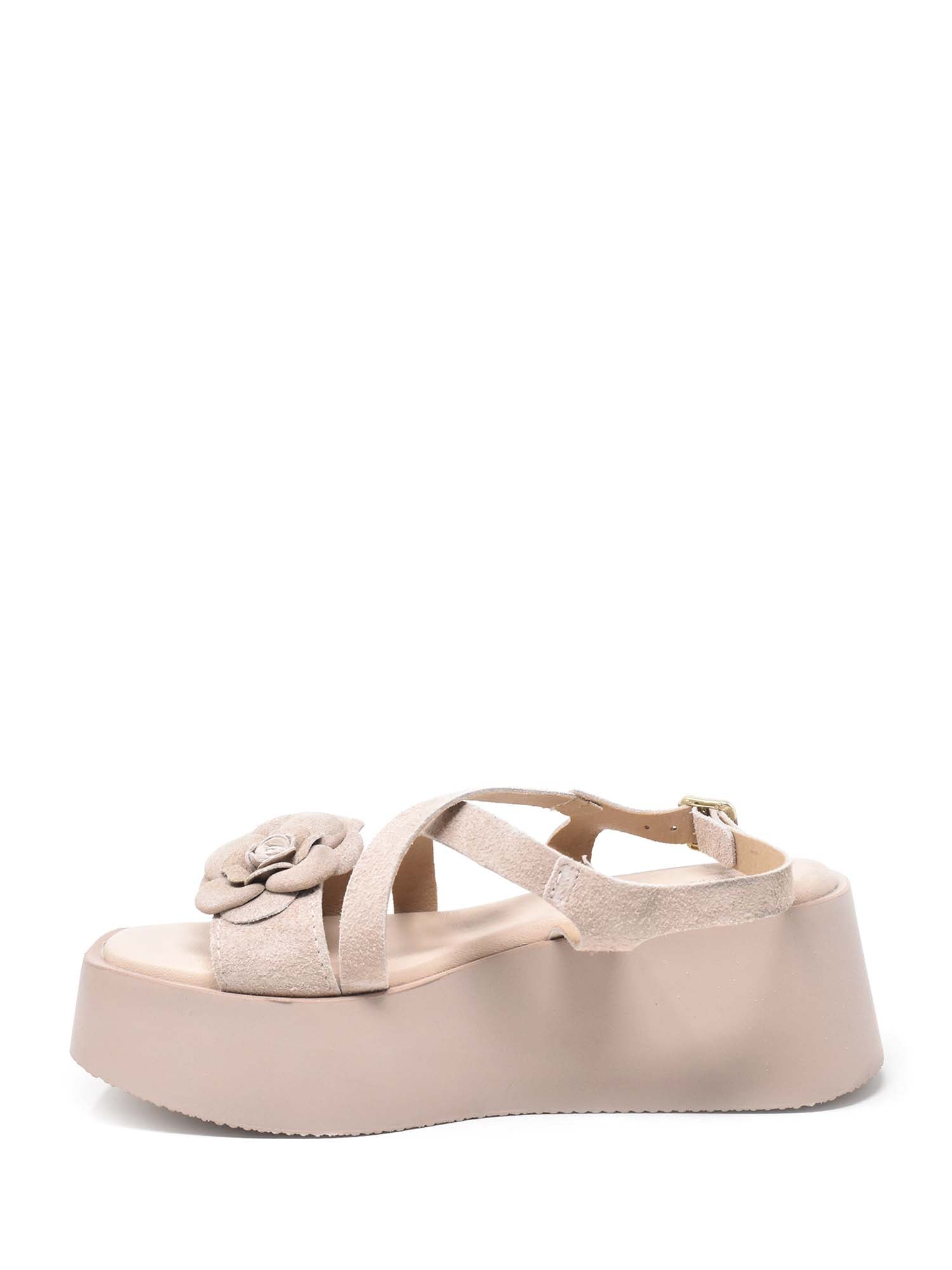 Sandali zeppa Rosa Cinzia Soft