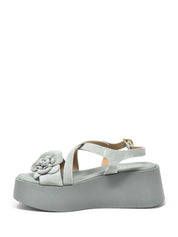 Sandali zeppa Verde Cinzia Soft