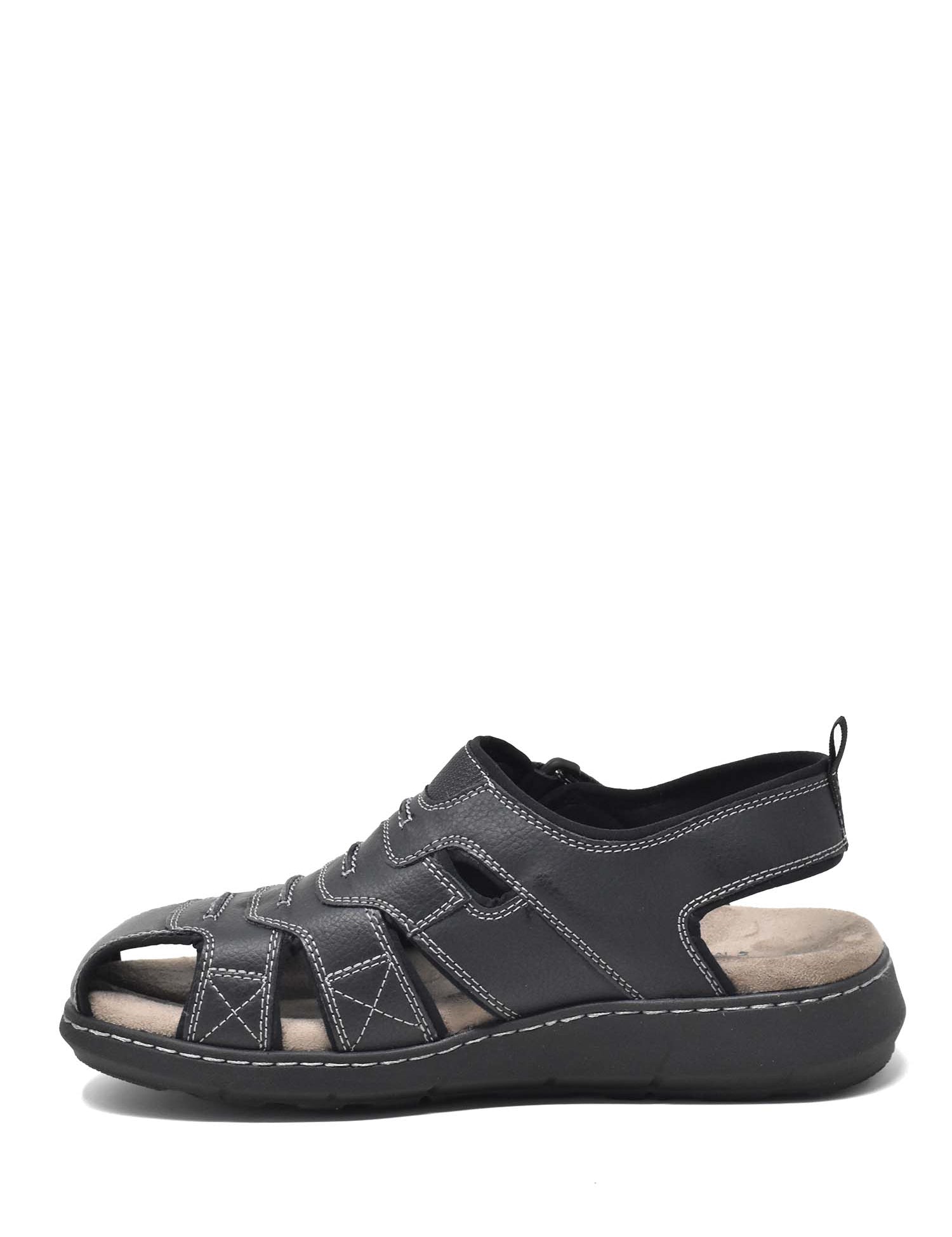 Sandali con strappi Nero Cinzia Soft