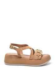 Sandali zeppa Marrone Cinzia Soft