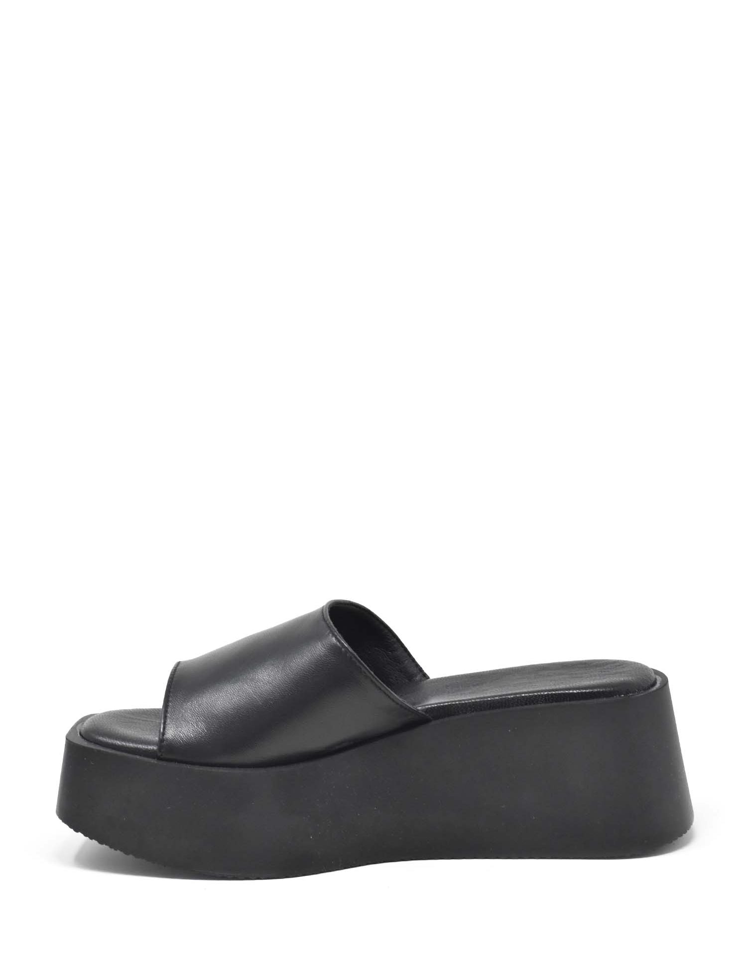 Sandali zeppa Nero Cinzia Soft