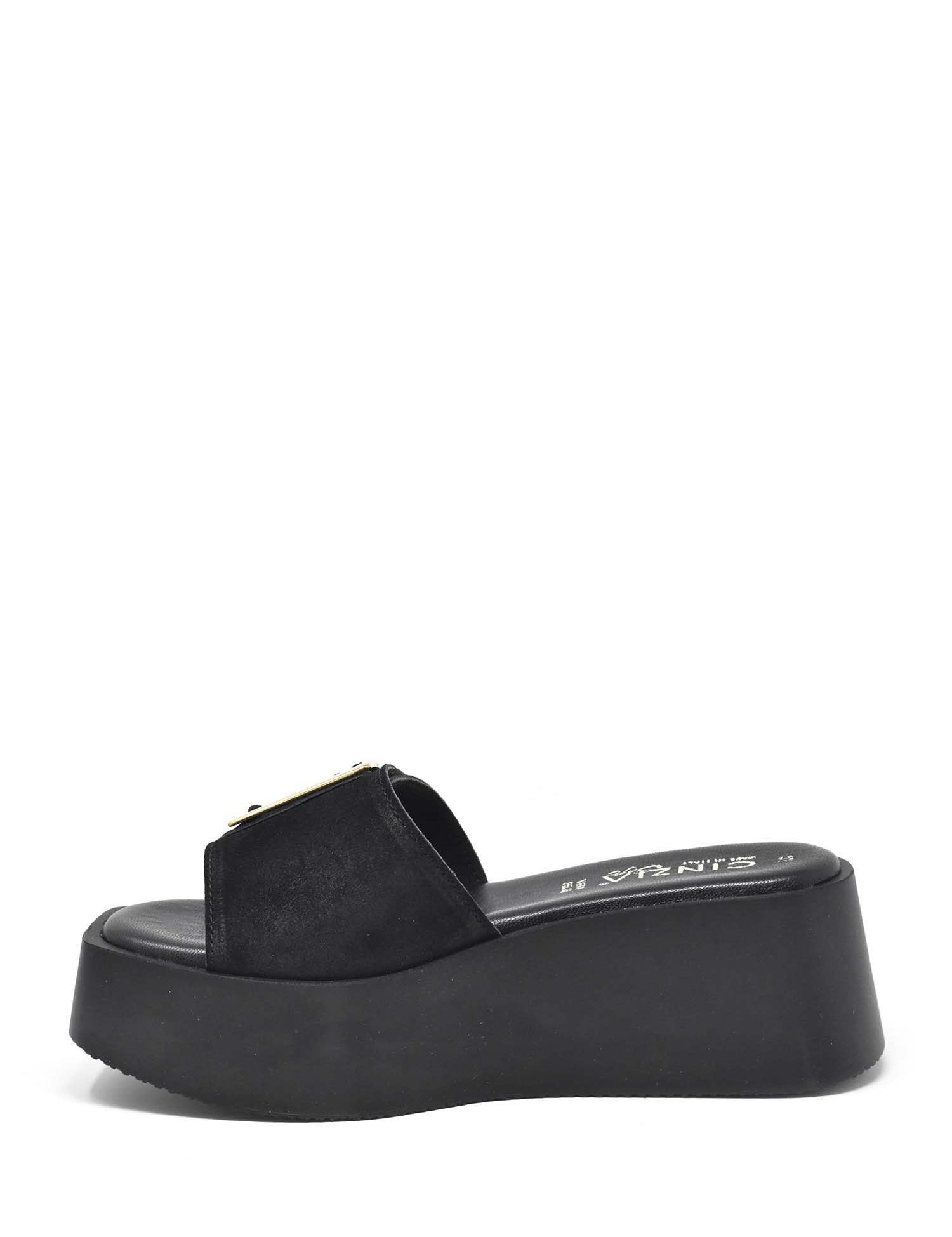 Sandali zeppa Nero Cinzia Soft