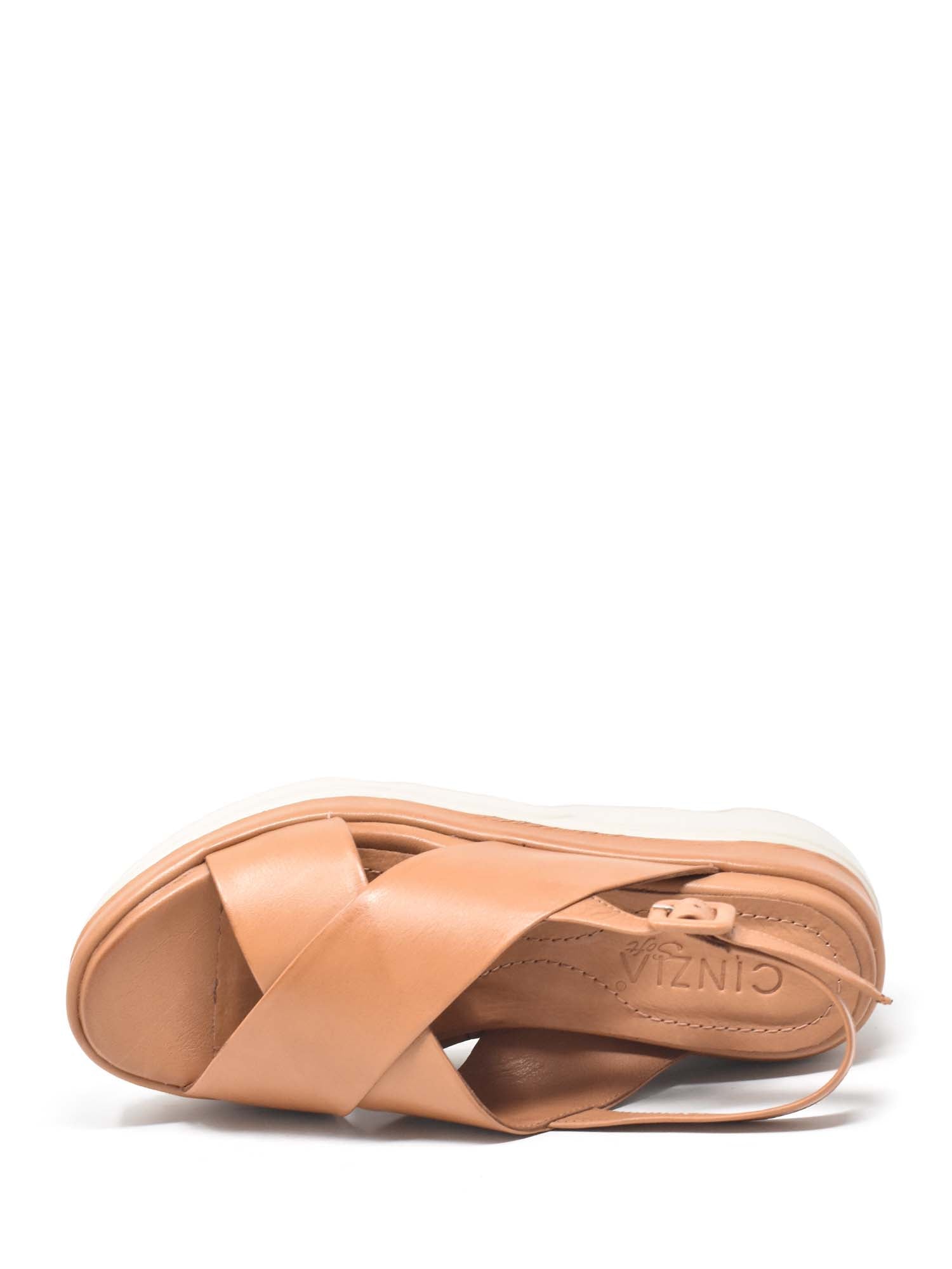 Sandali zeppa Marrone Cinzia Soft